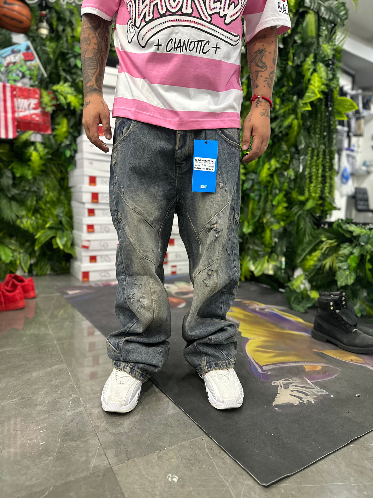 Denim Baggy LIST555 CIANOTIC