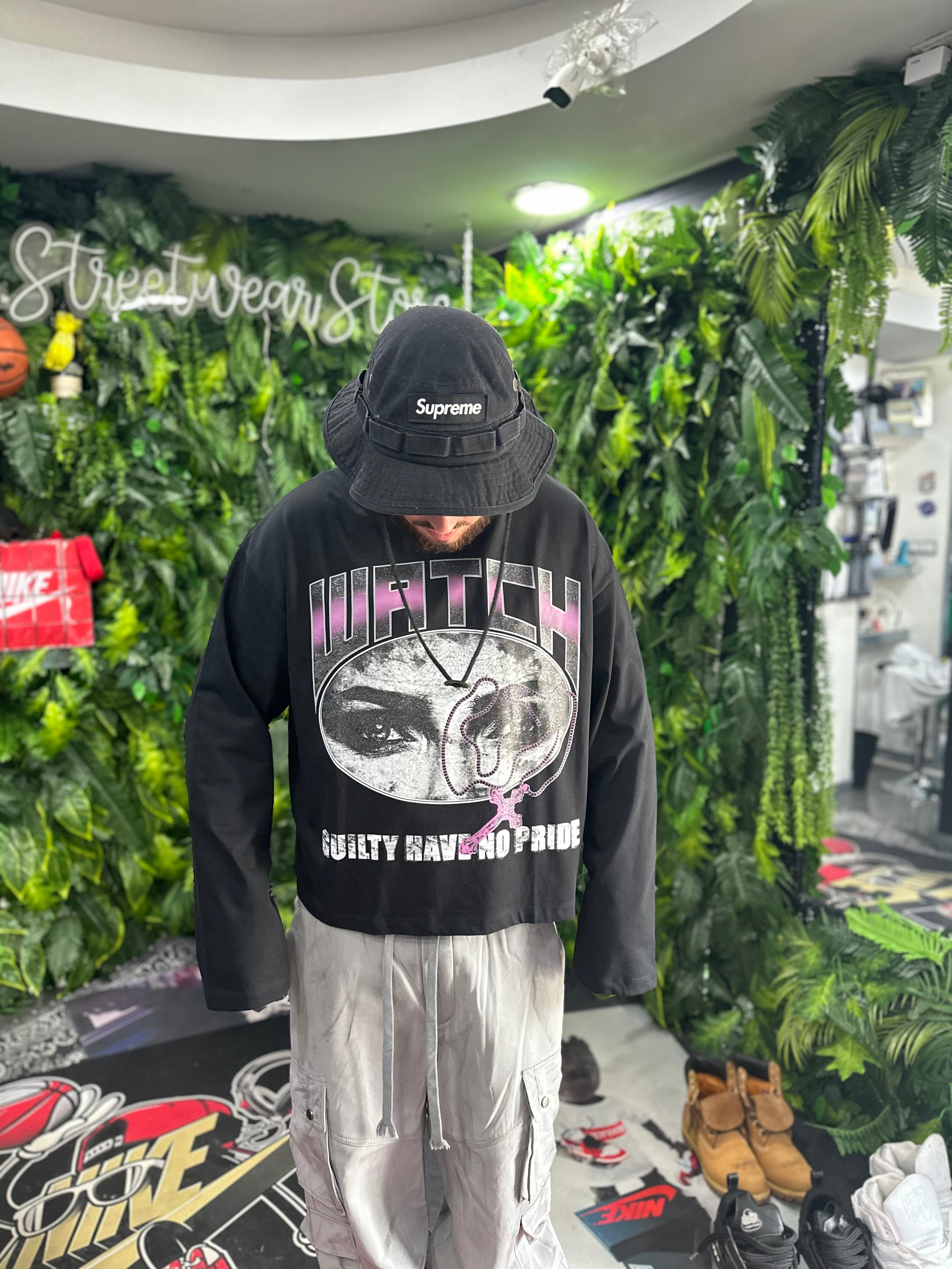 Shirt Longsleeve Watch Black BUNKER