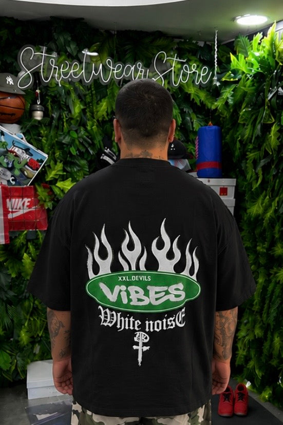 Shirt Black Vibes Croce BUNKER