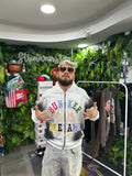 Felpa White Zip Legends BUNKER