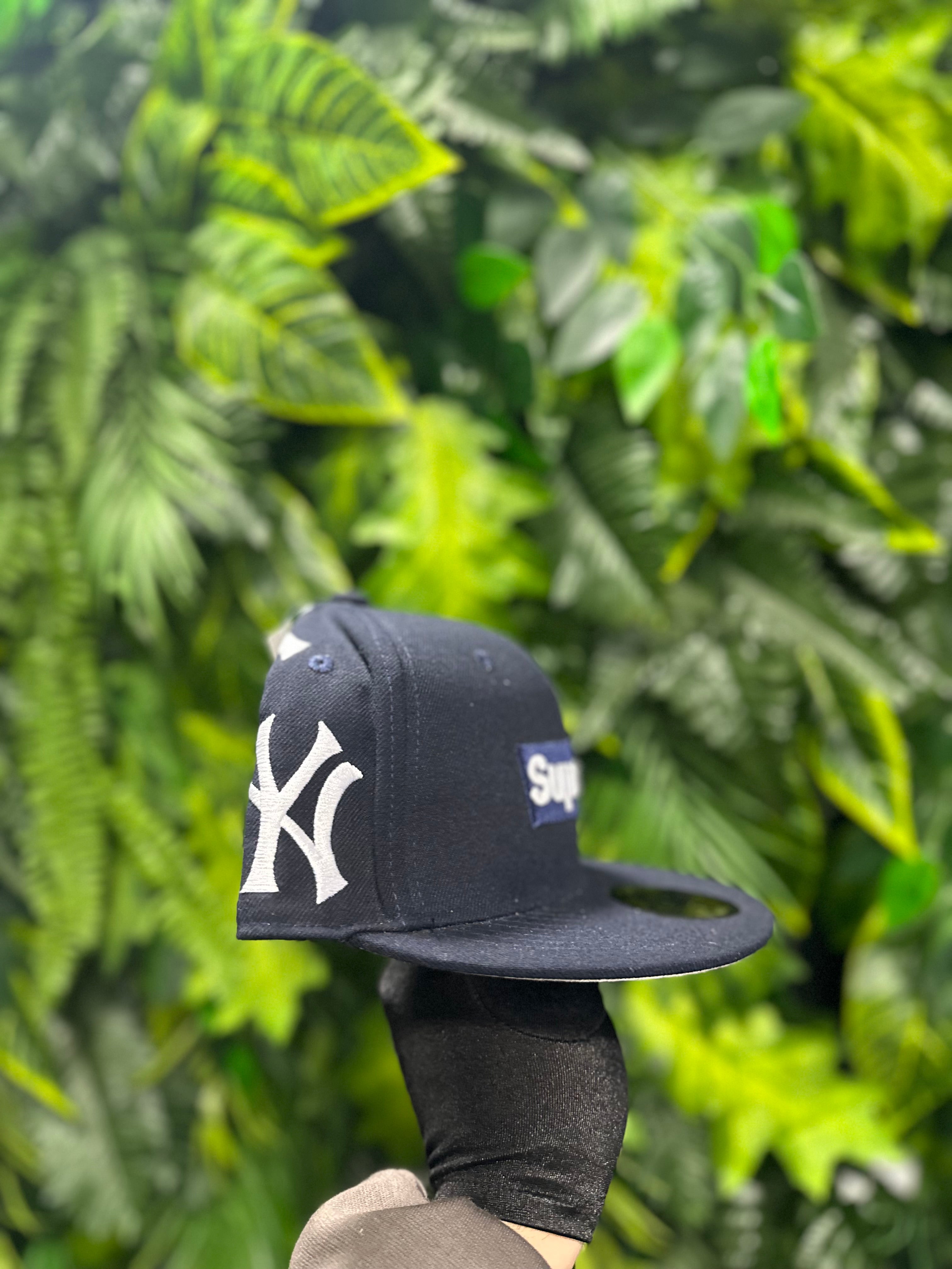 Cappello Supreme Yankees Blu