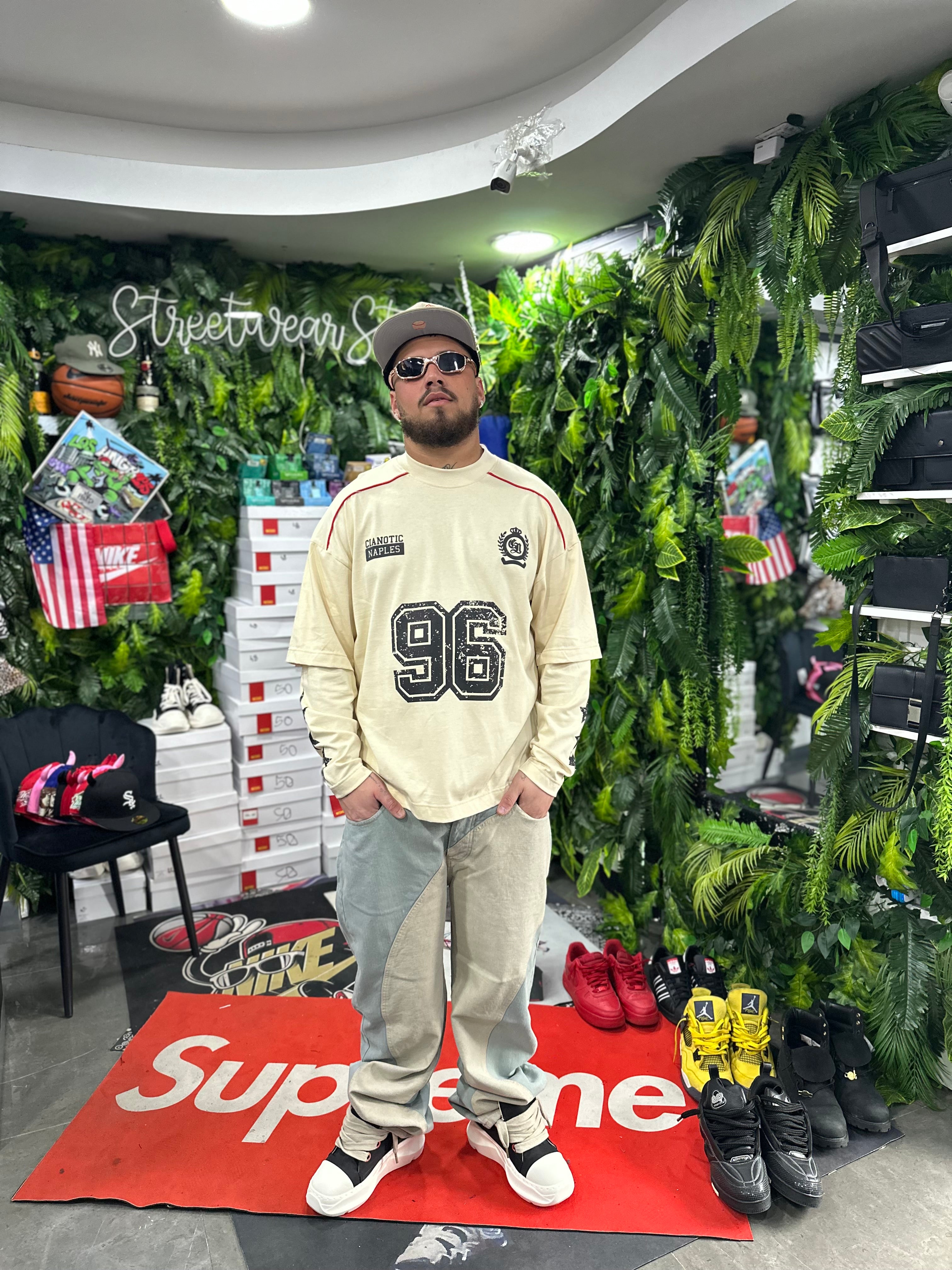 Shirt Longsleeve Naples96 Beige CIANOTIC