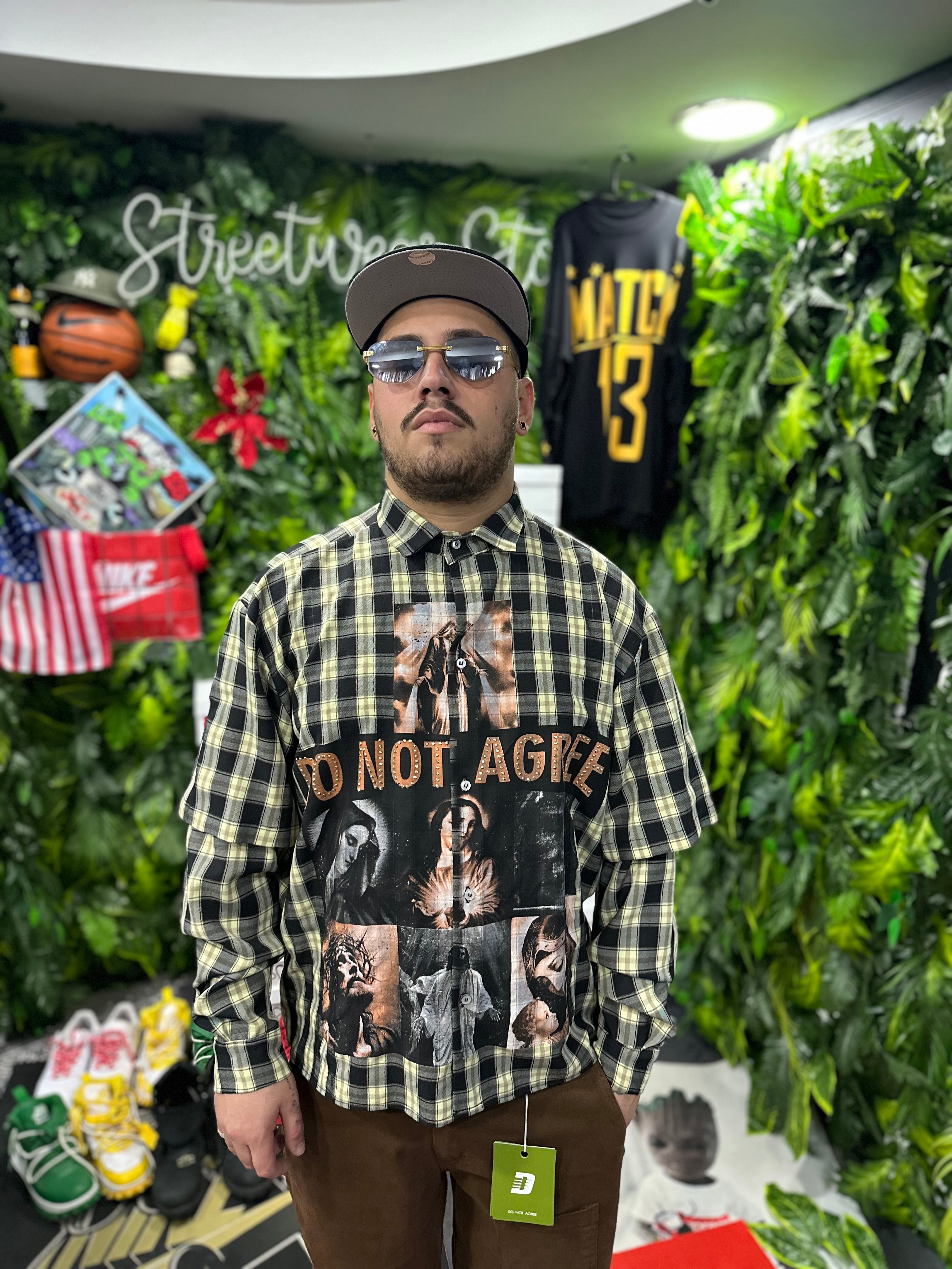 Camicia LongSleeve Beige Saints DoNotAgree