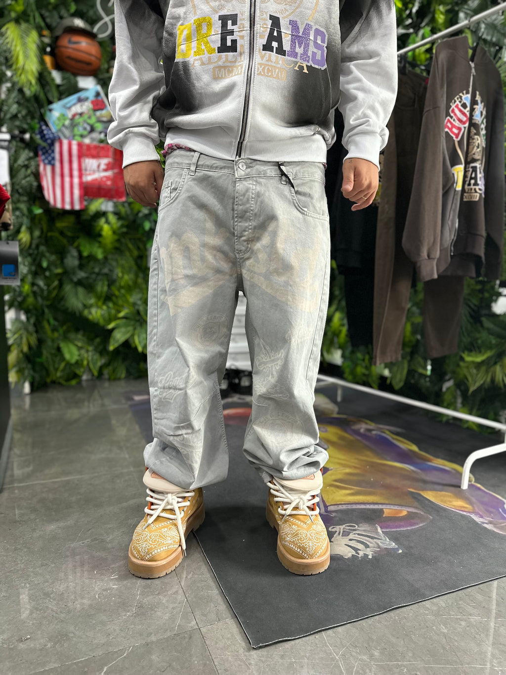 Denim Grey Laserized Legends BUNKER