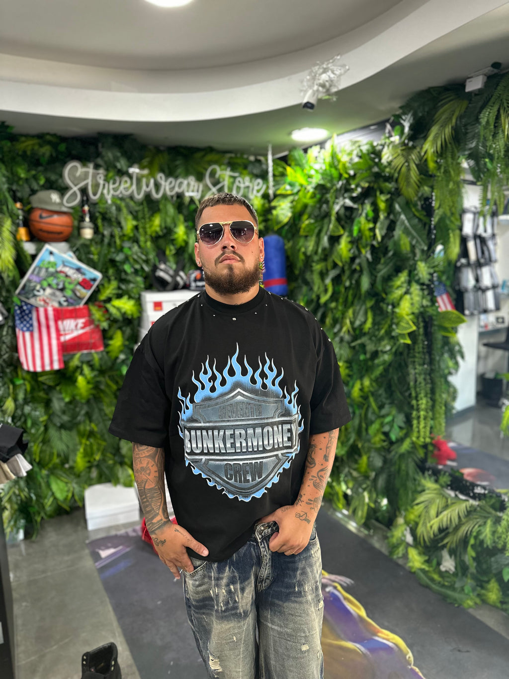 Shirt Black Bunker Money