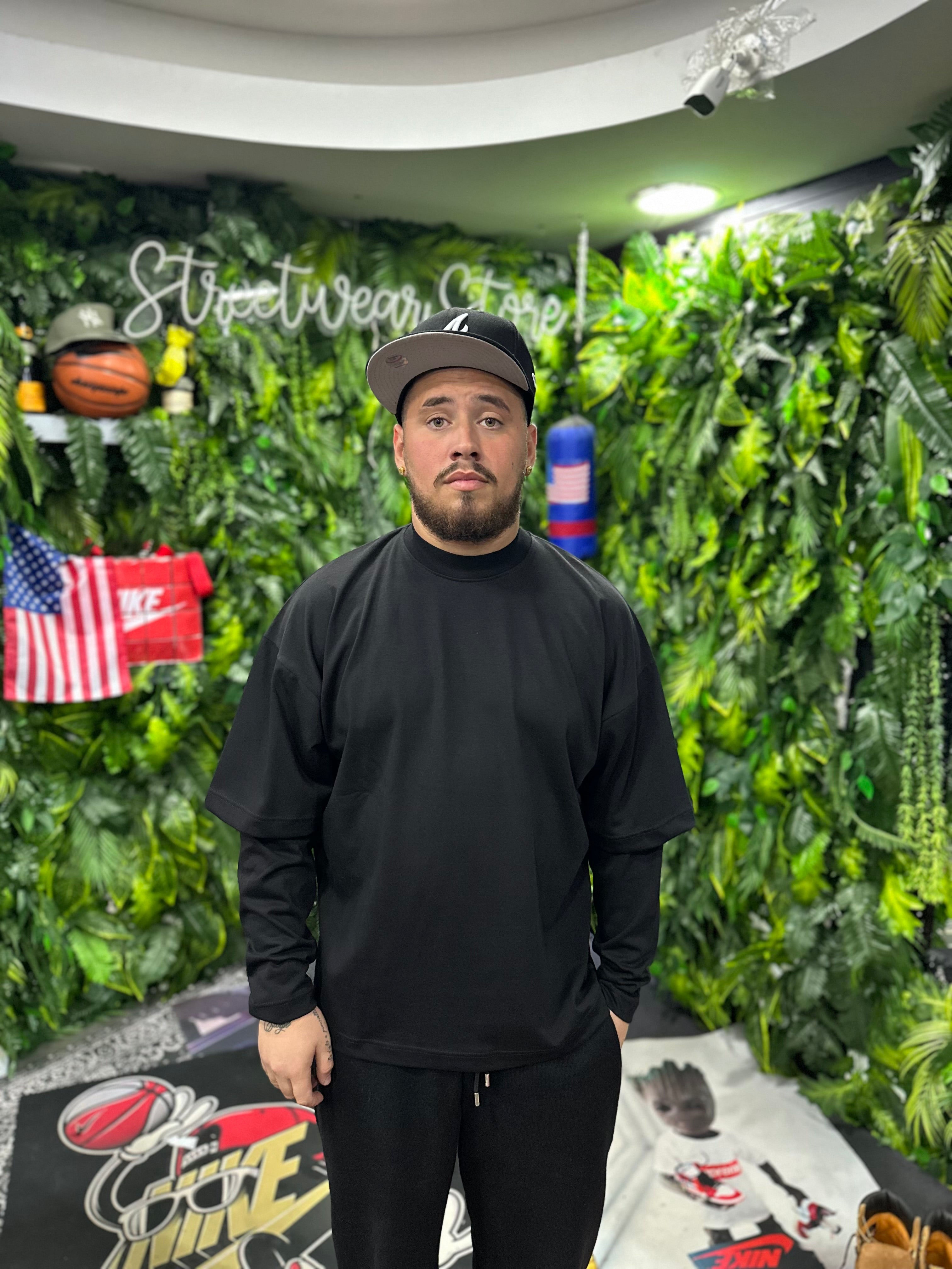 Shirt Longsleeve Basic Black CIANOTIC