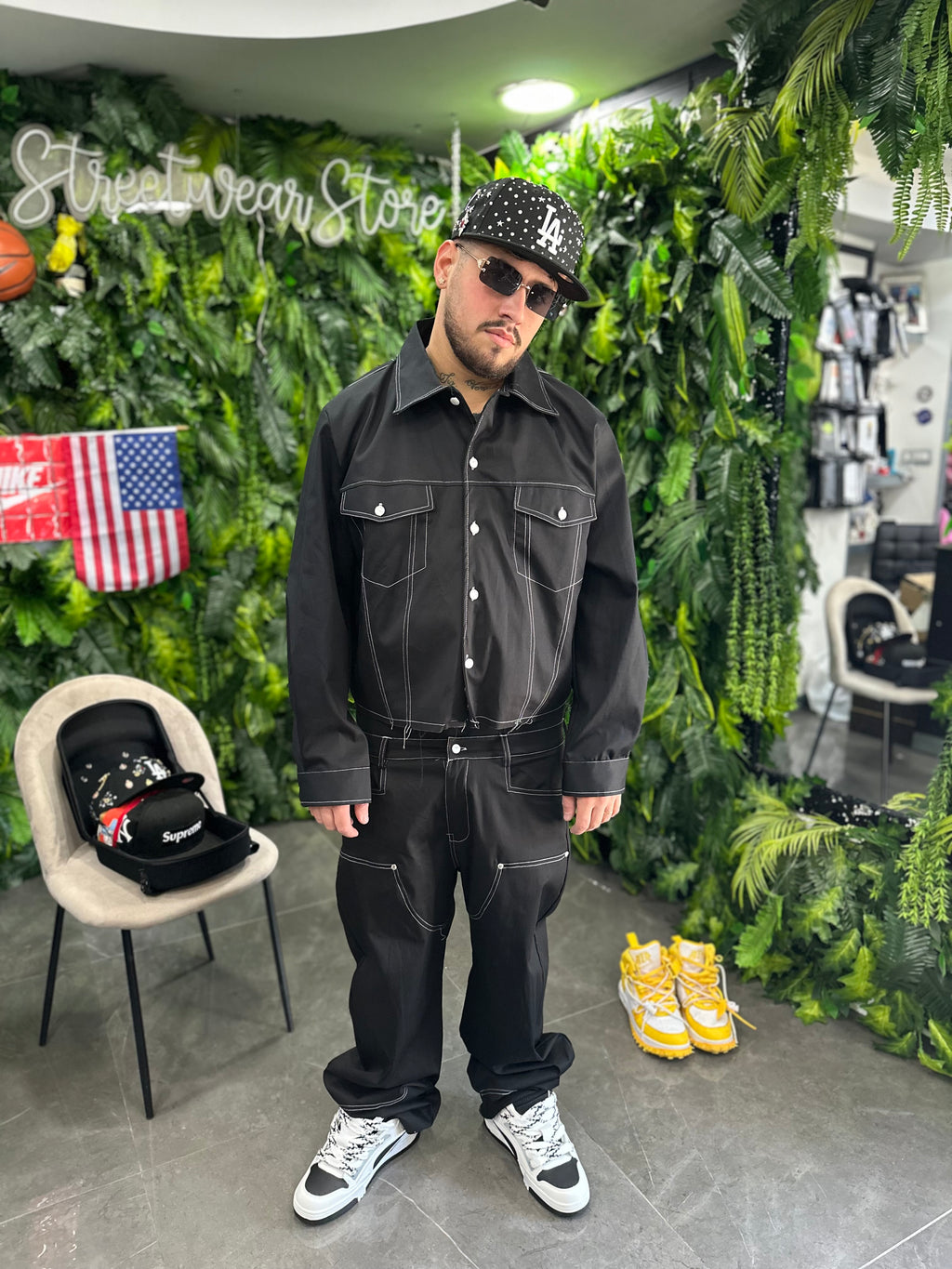 CoordSet Crop Black ATLANTA HYDO