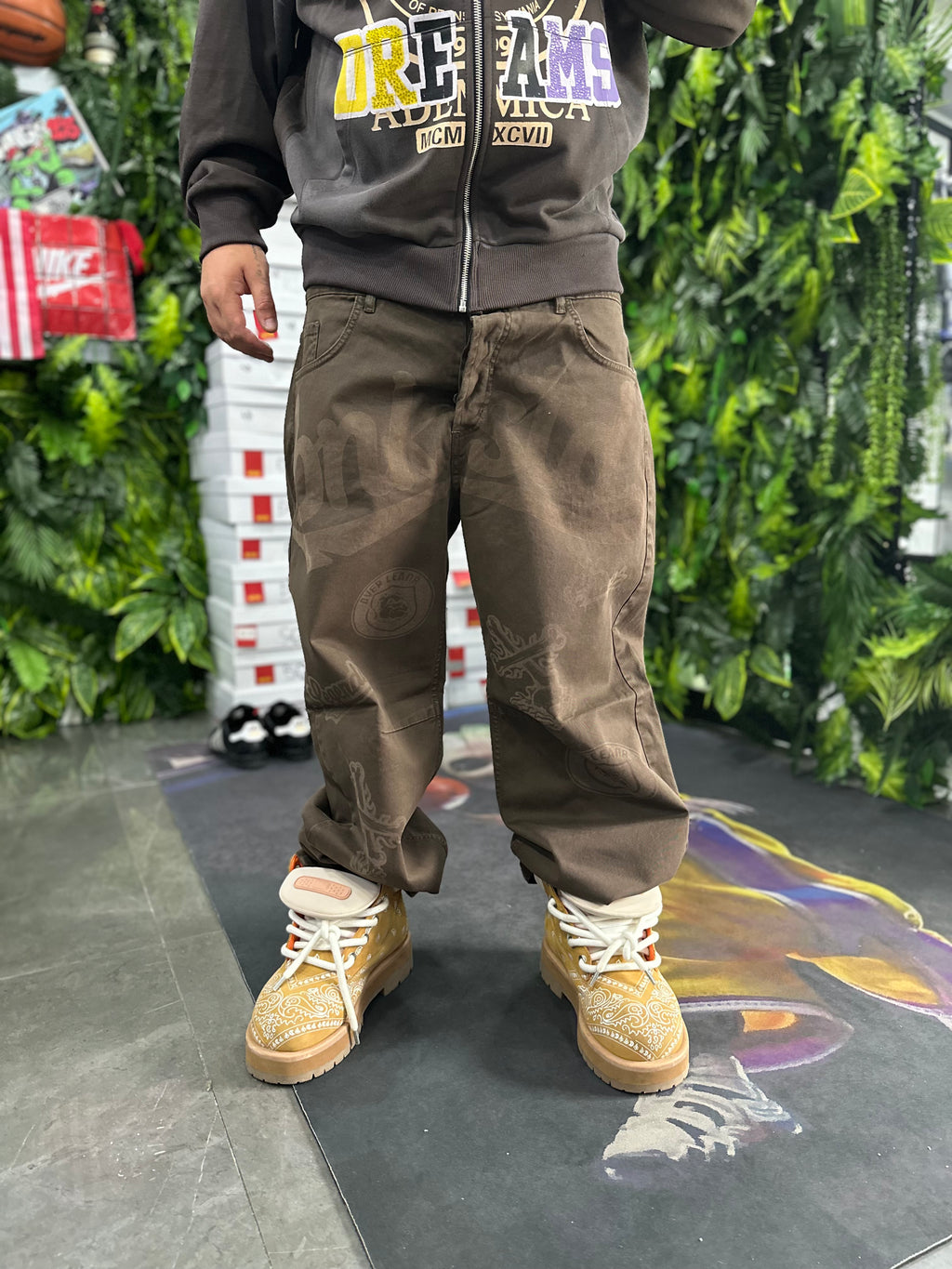 Denim Brown Laserized Legends BUNKER