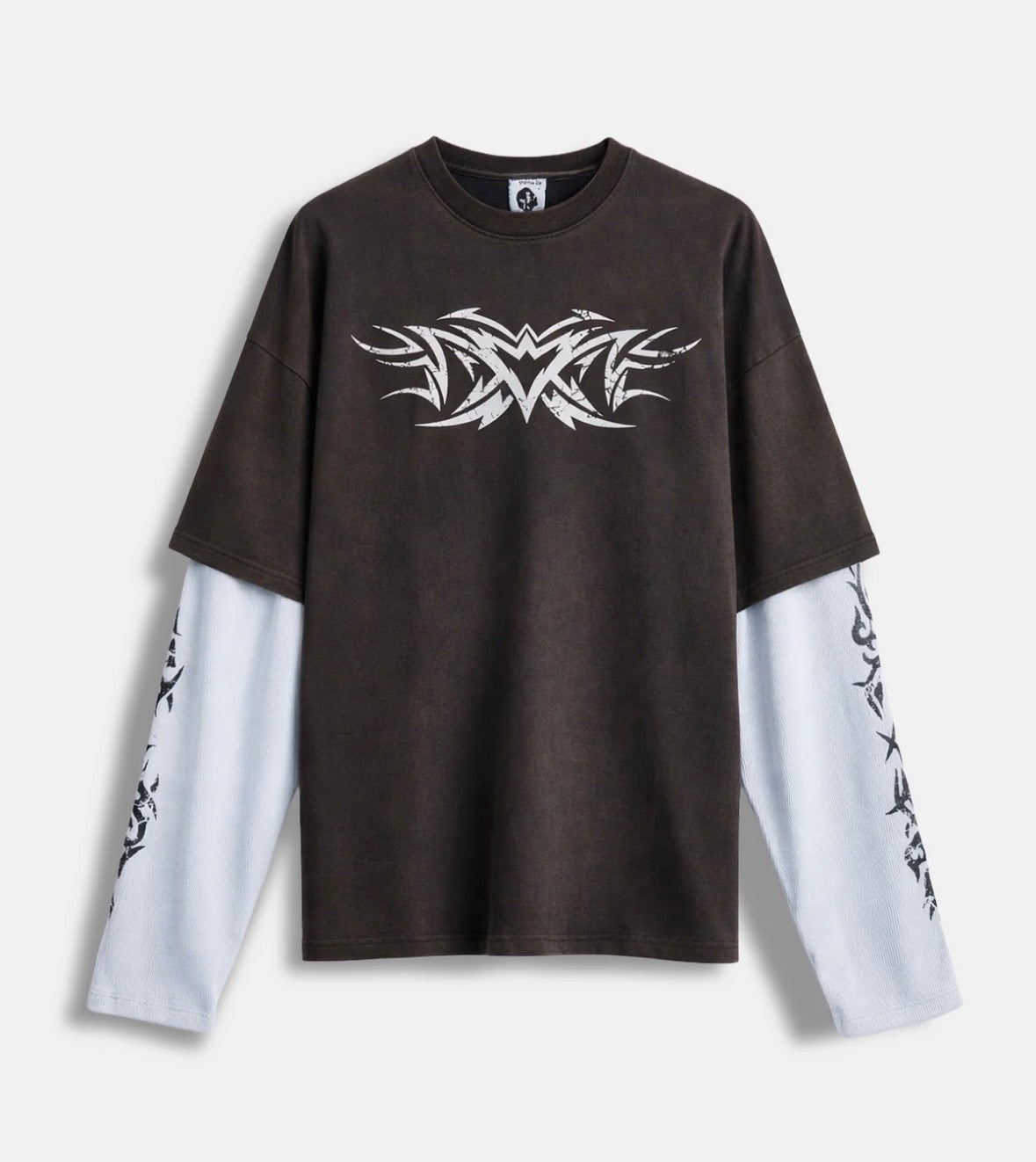 Shirt LongSleeve Tribal Black MNML