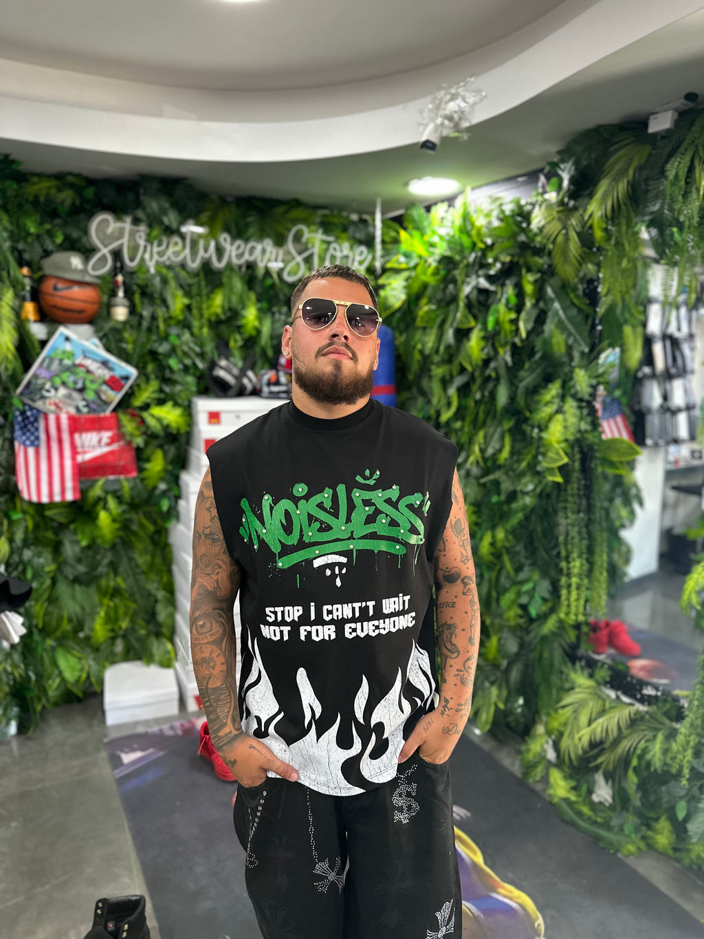 Shirt Giromanica Black Flames BUNKER