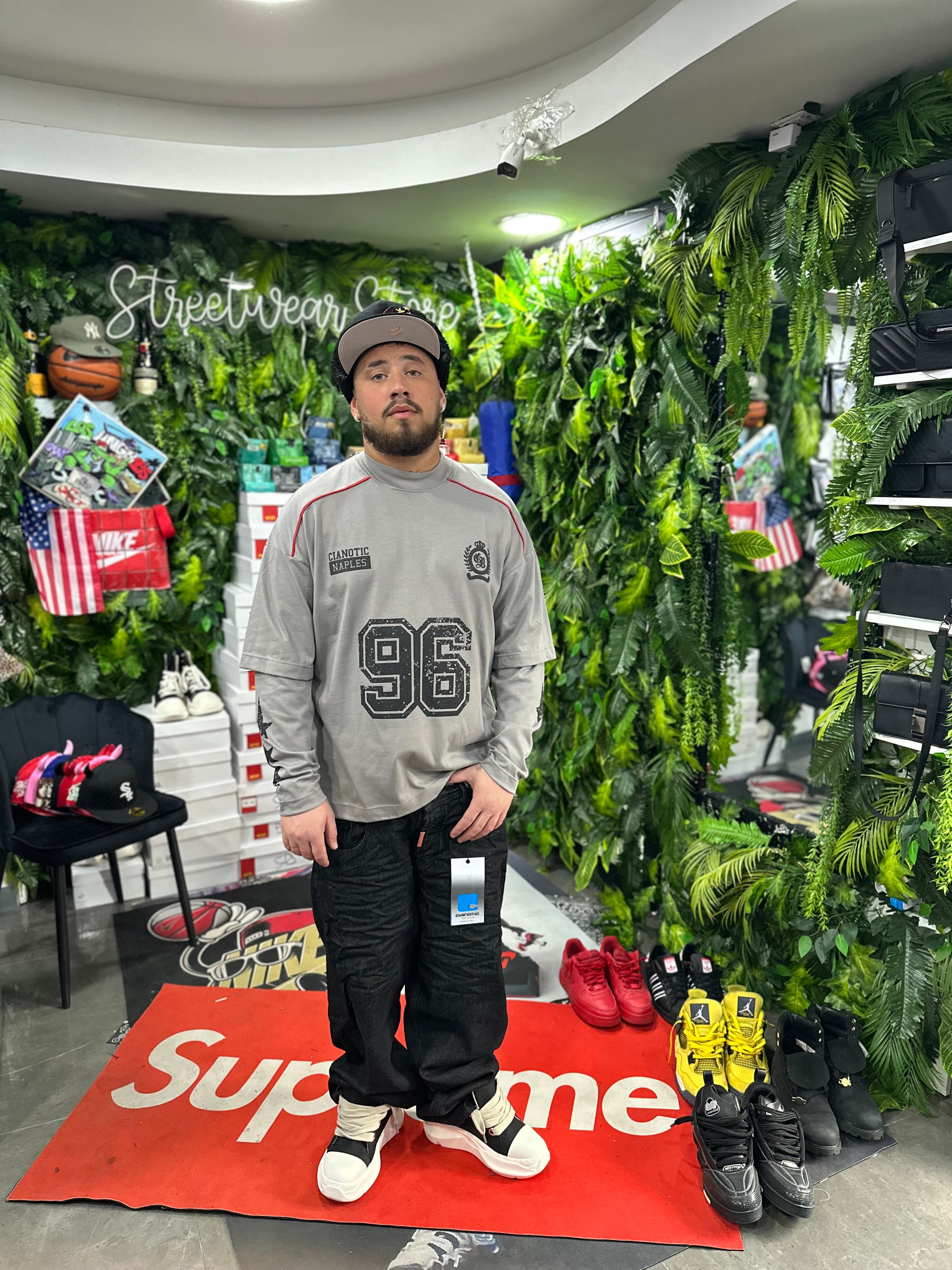 Shirt Longsleeve Naples96 Grey CIANOTIC