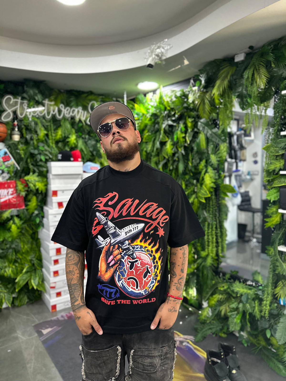 Shirt Black Savage GODSAVEME