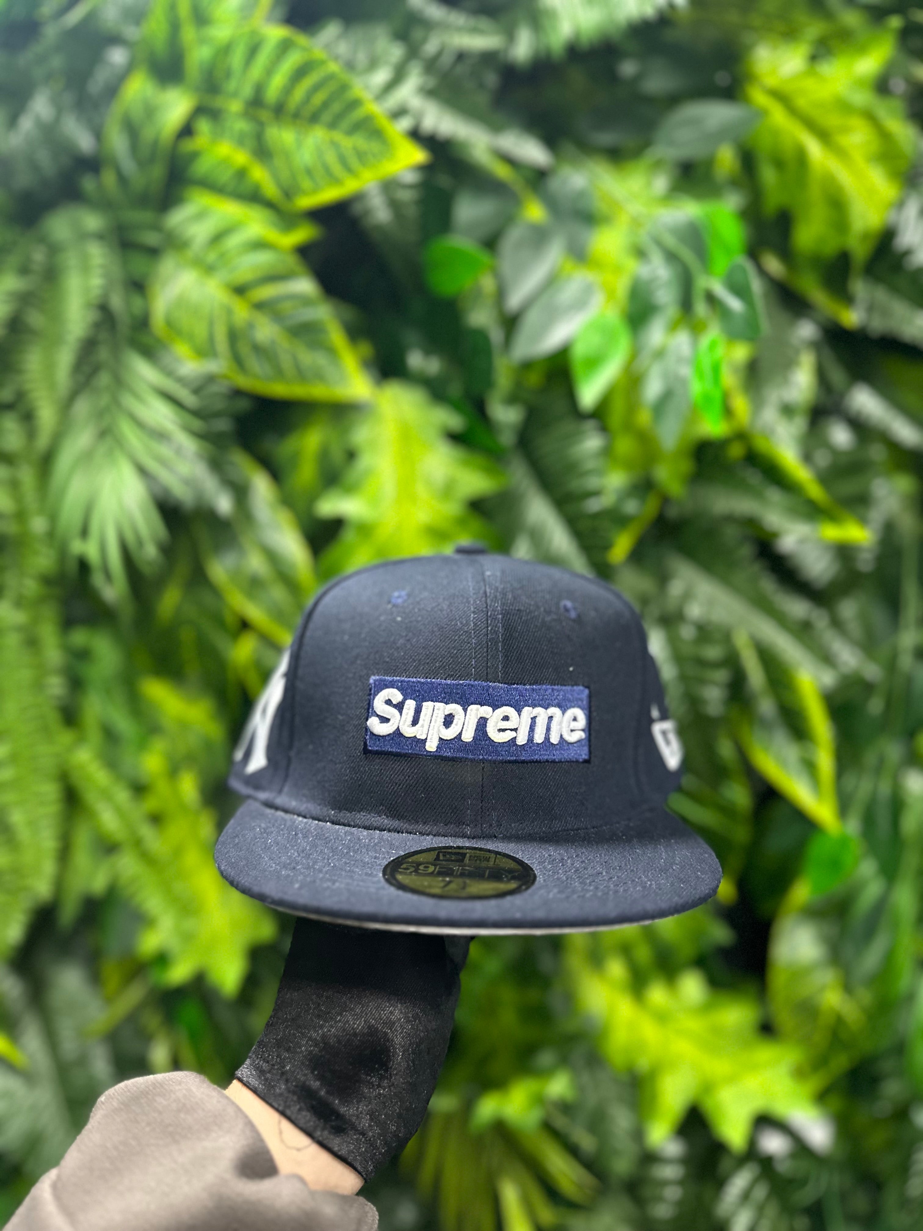 Cappello Supreme Yankees Blu