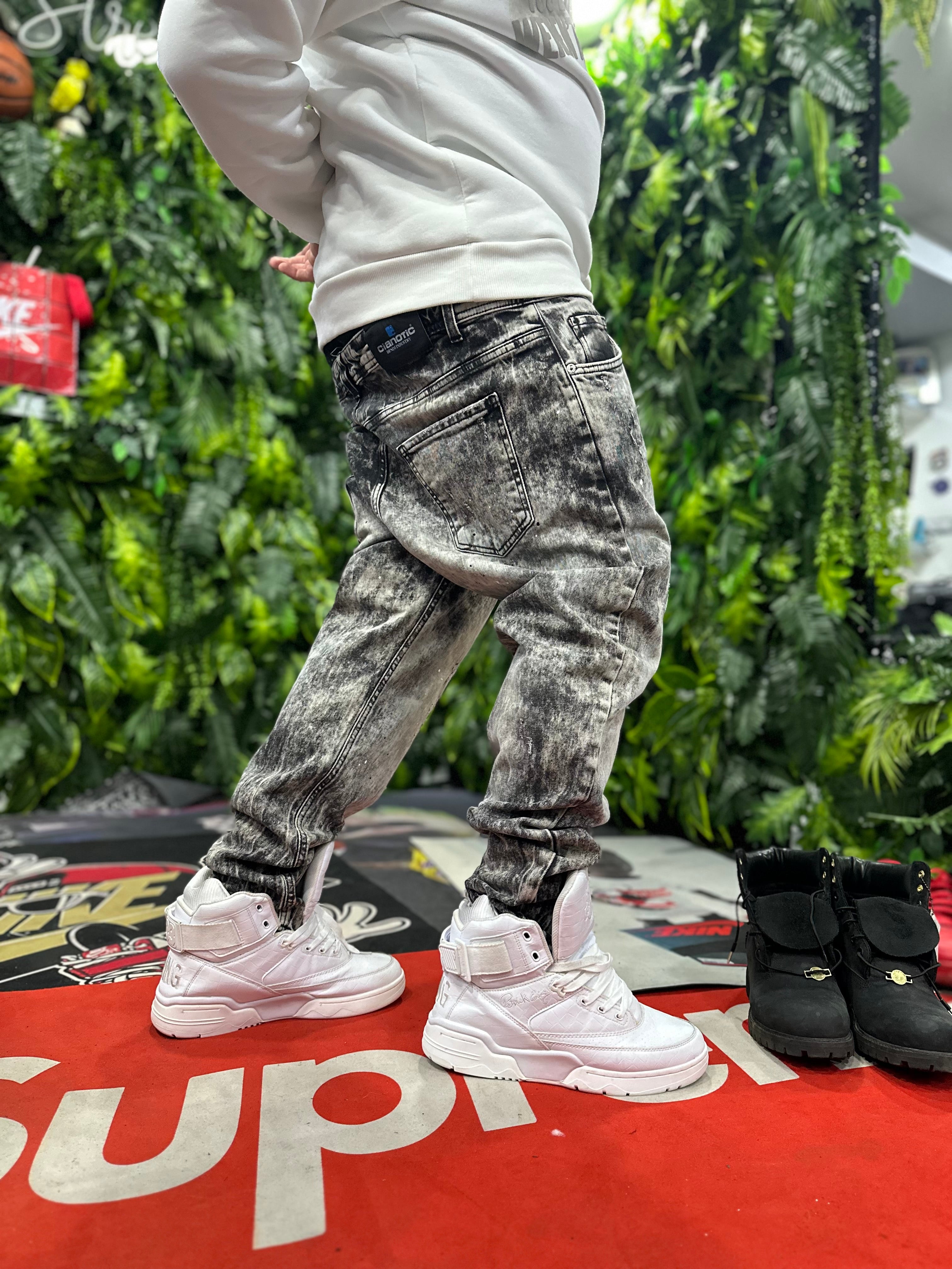 Denim Marble Zip CIANOTIC