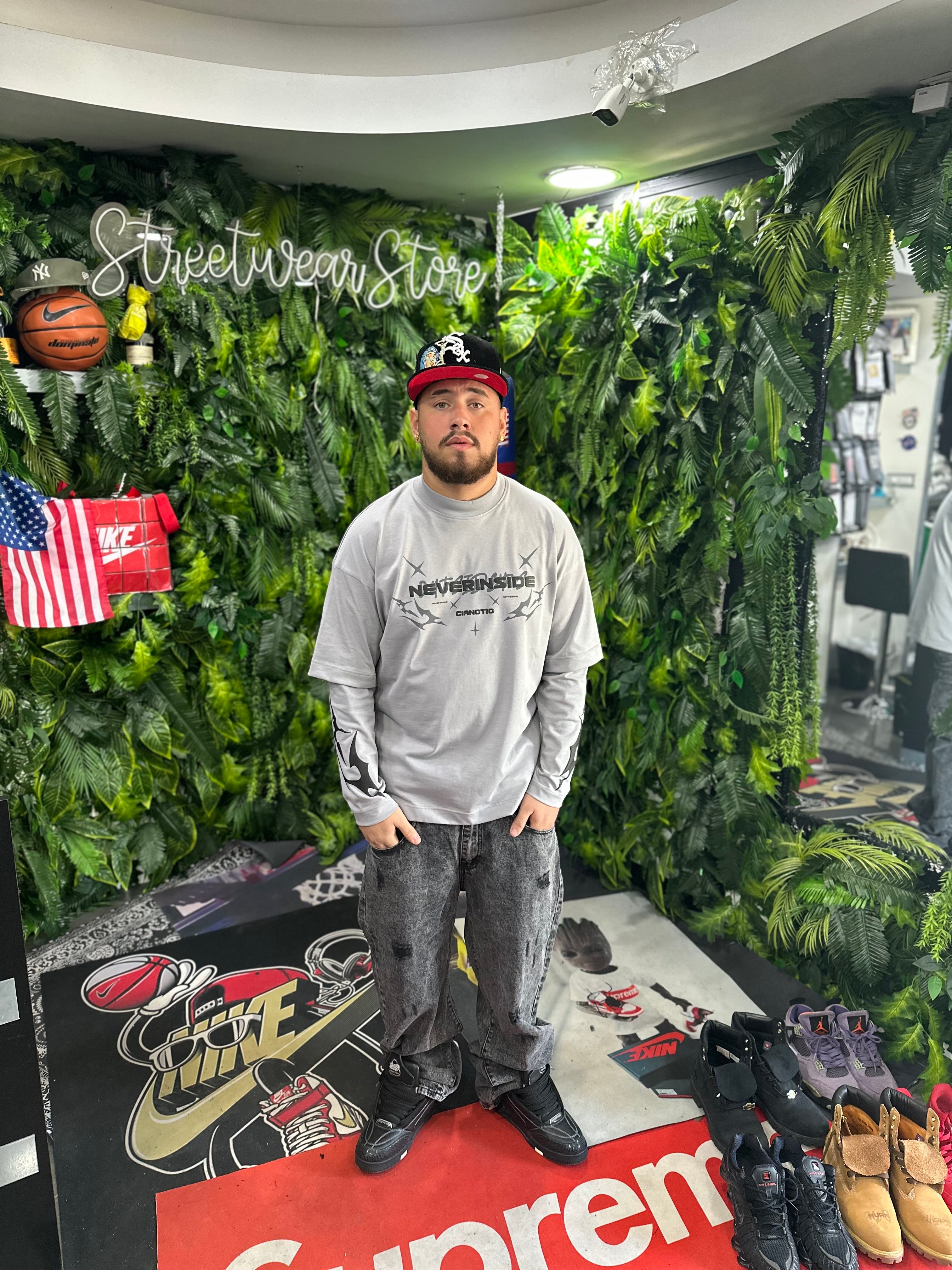 Shirt LongSleeve Neverinside Grey CIANOTIC