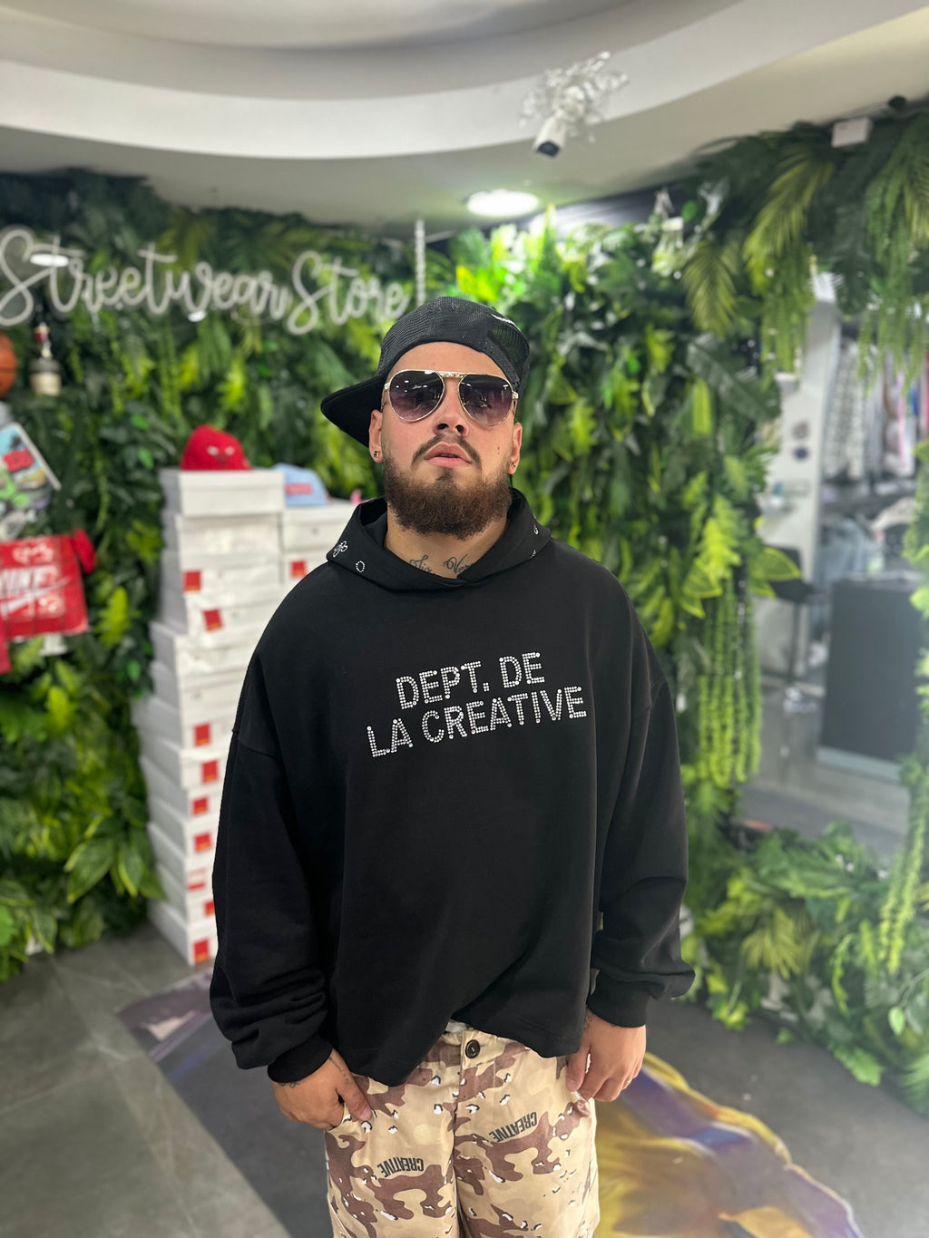 Felpa Black Dept Diamond Creative