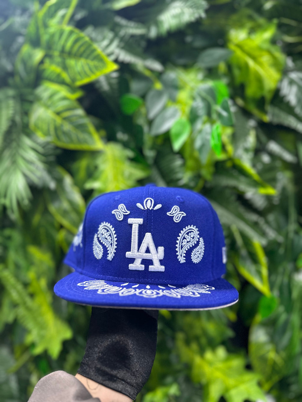 Cappello LA Dodgers Paisley Blu