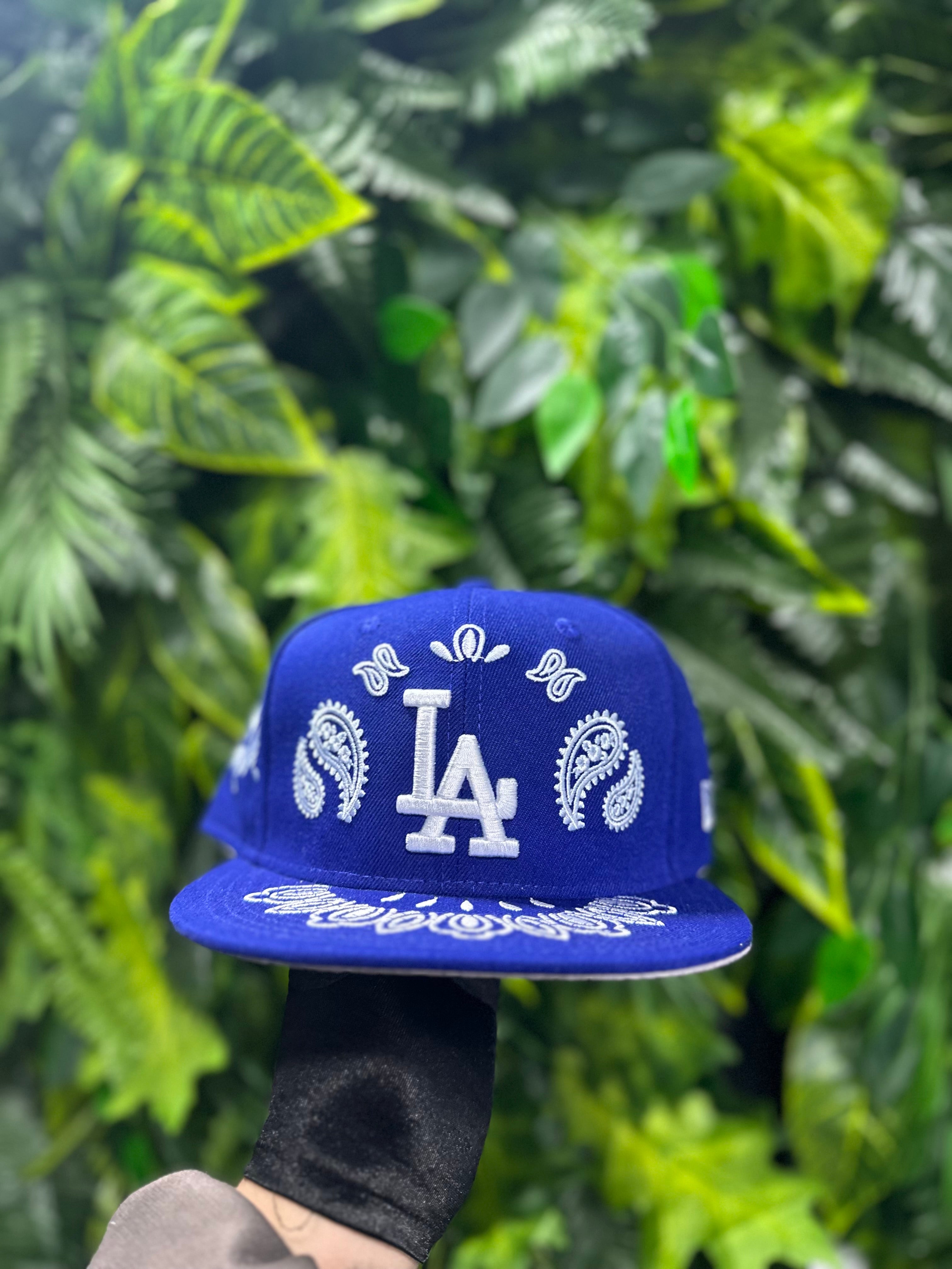 Cappello LA Dodgers Paisley Blu