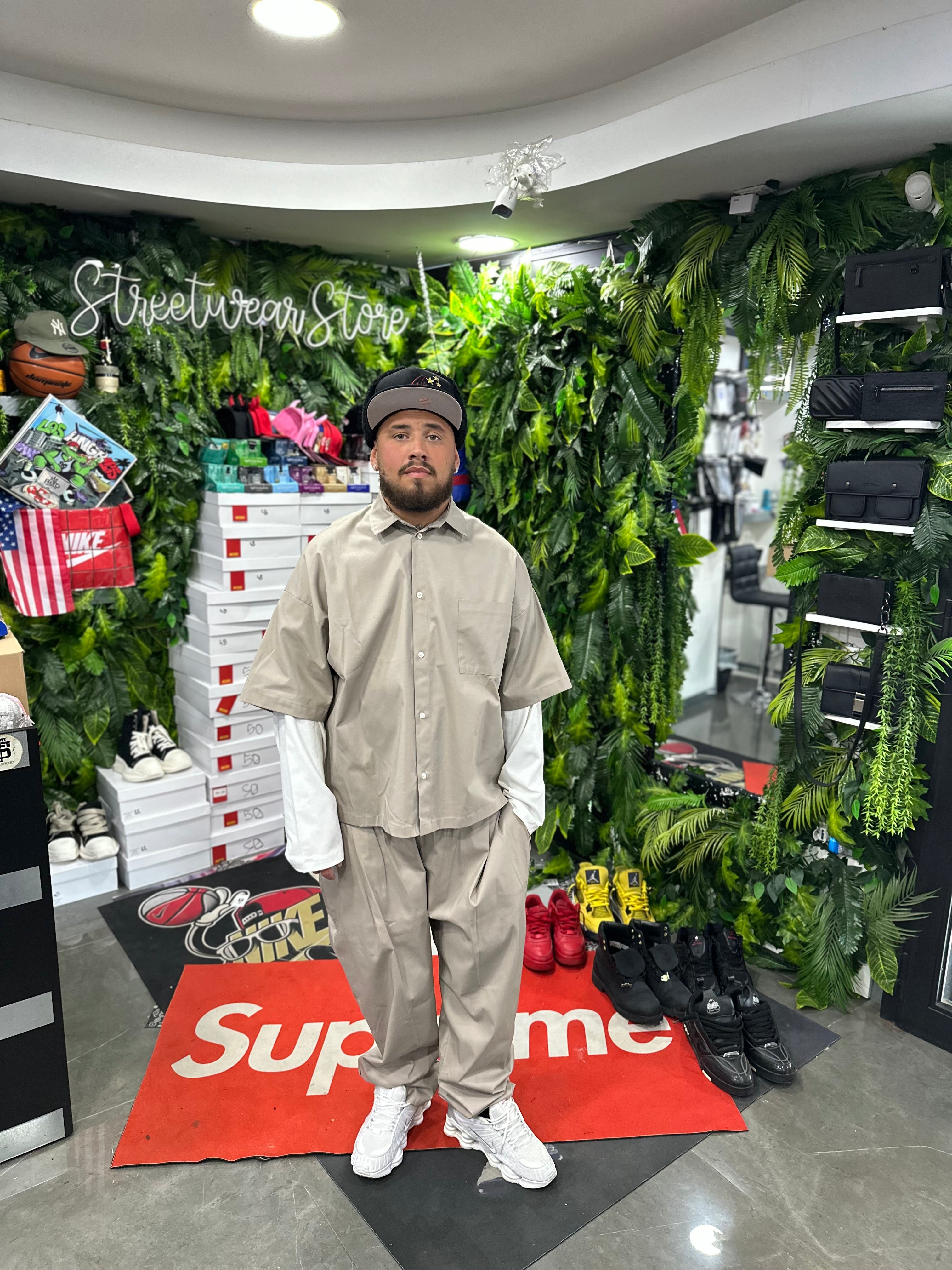 CoordSet LongSleeve Beige Hustle