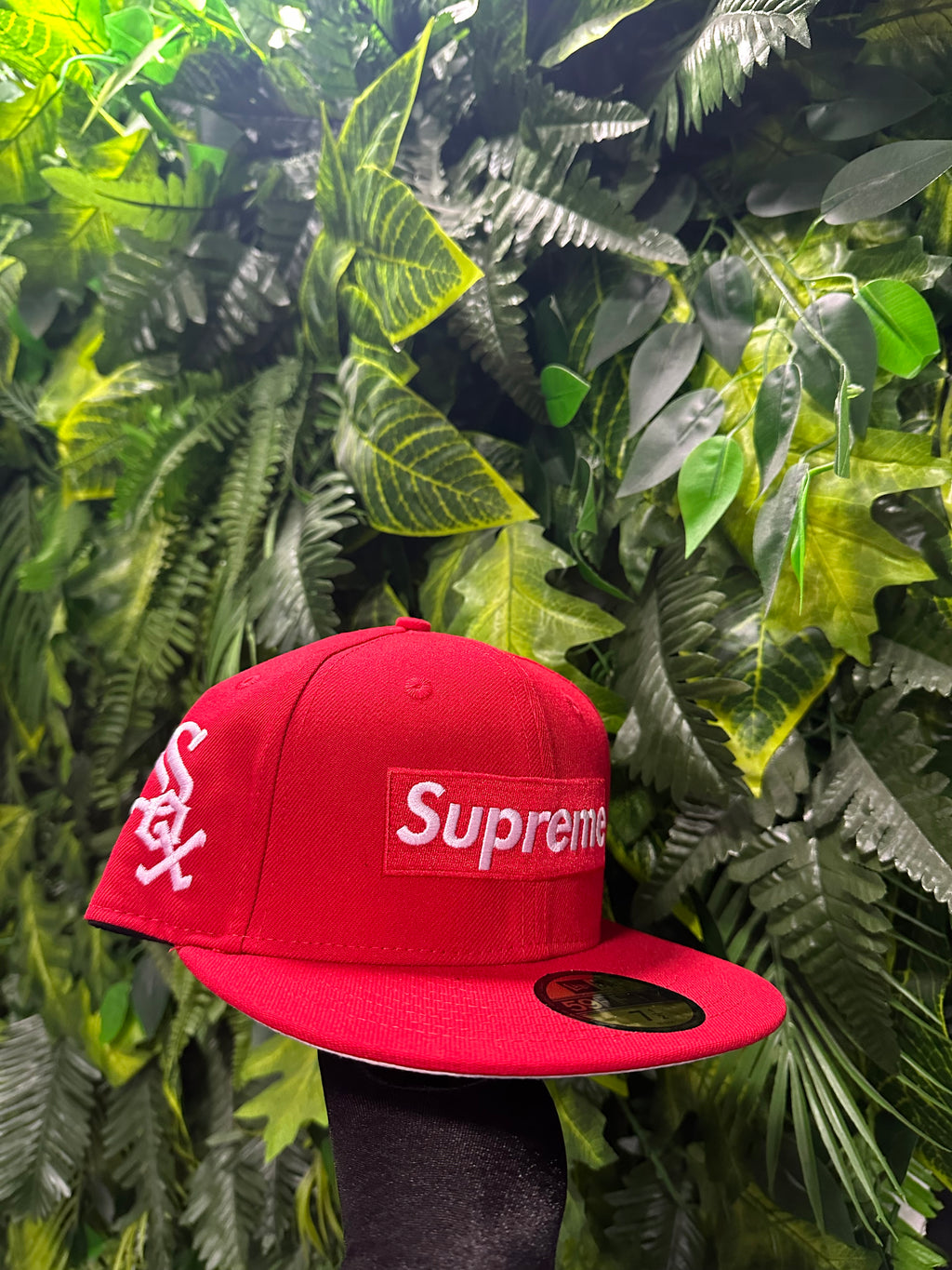 Cappello Supreme x Sox Red