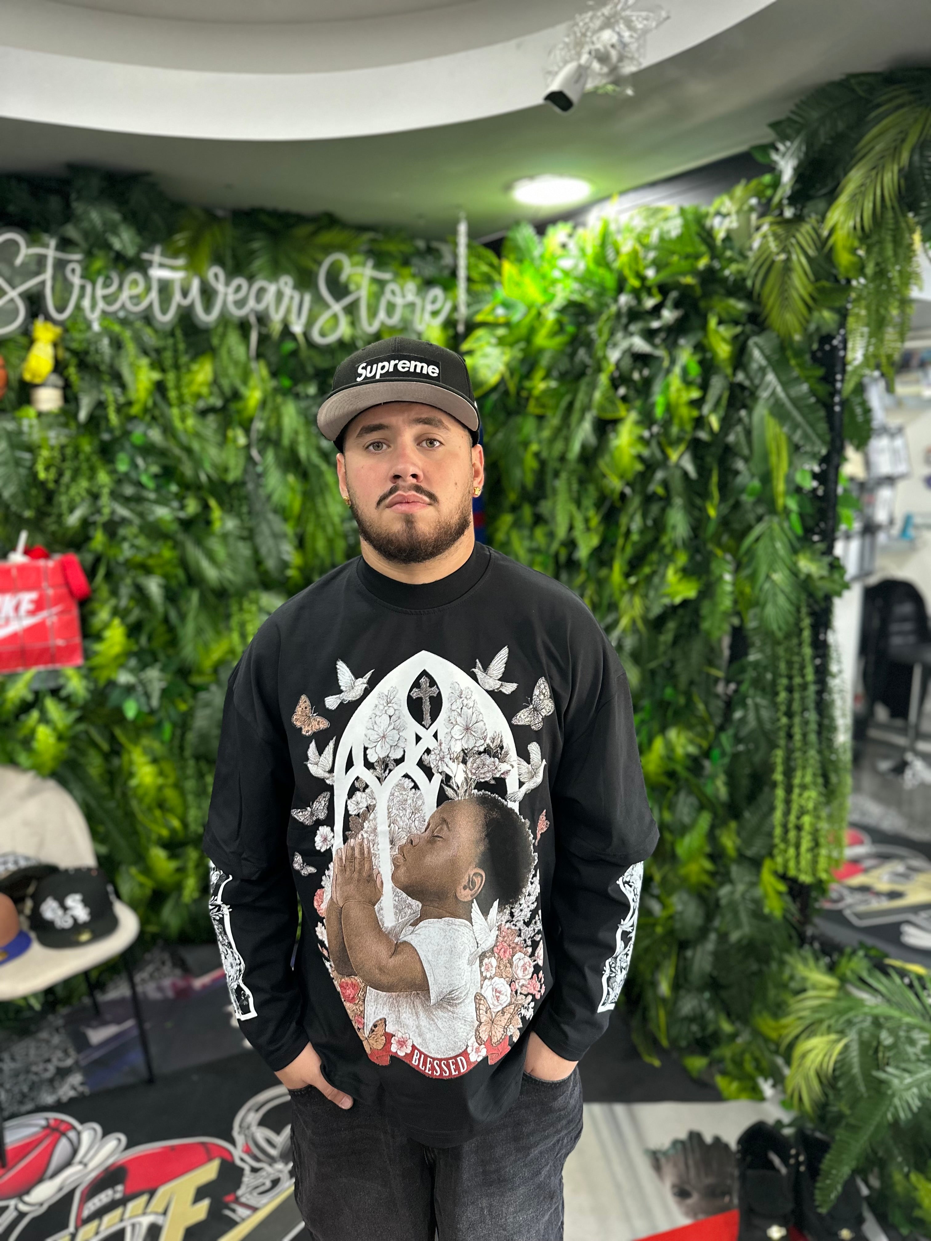 Shirt LongSleeve Blessed Black BUNKER