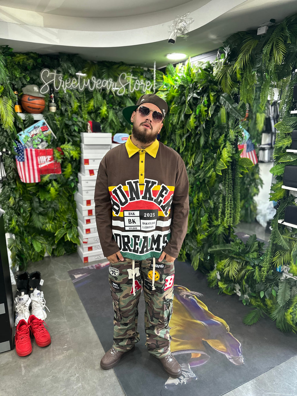 Shirt Polo LongSleeve Brown Dreams BUNKER