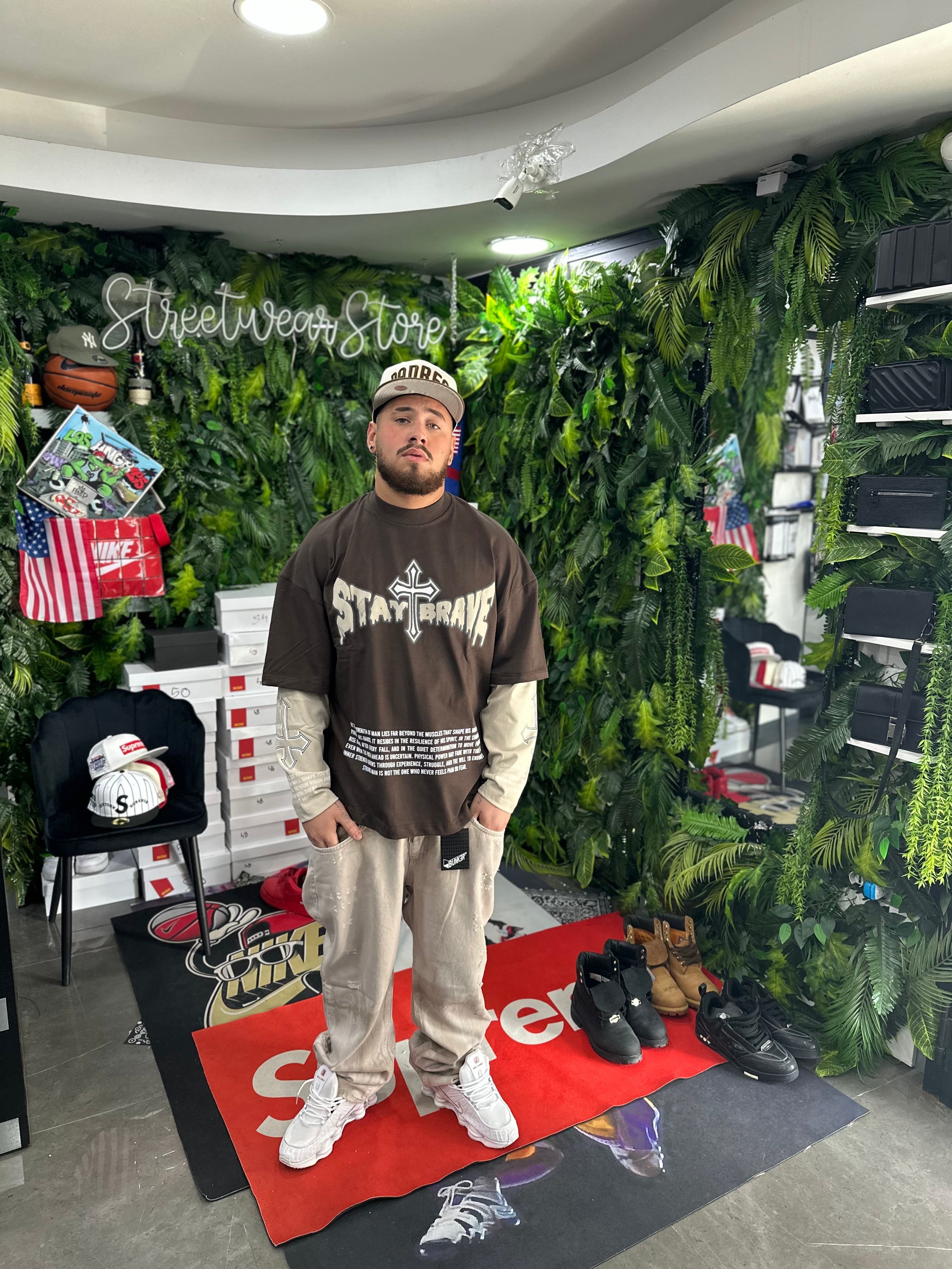 LongSleeve Brown StayBrave BUNKER