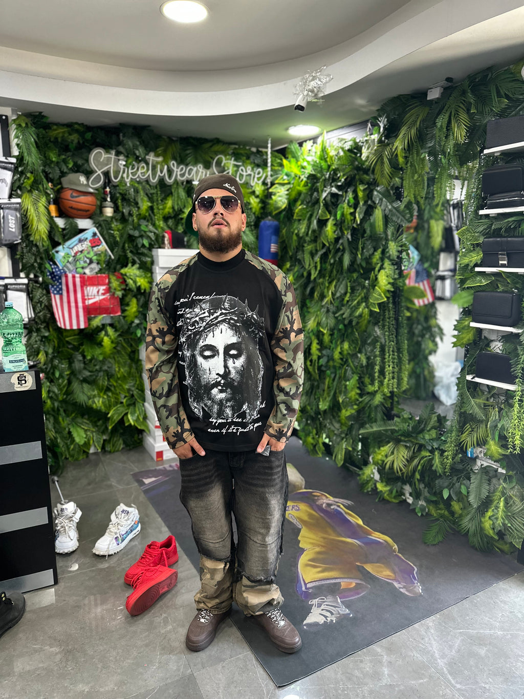 Shirt LongSleeve Jesus Military BUNKER