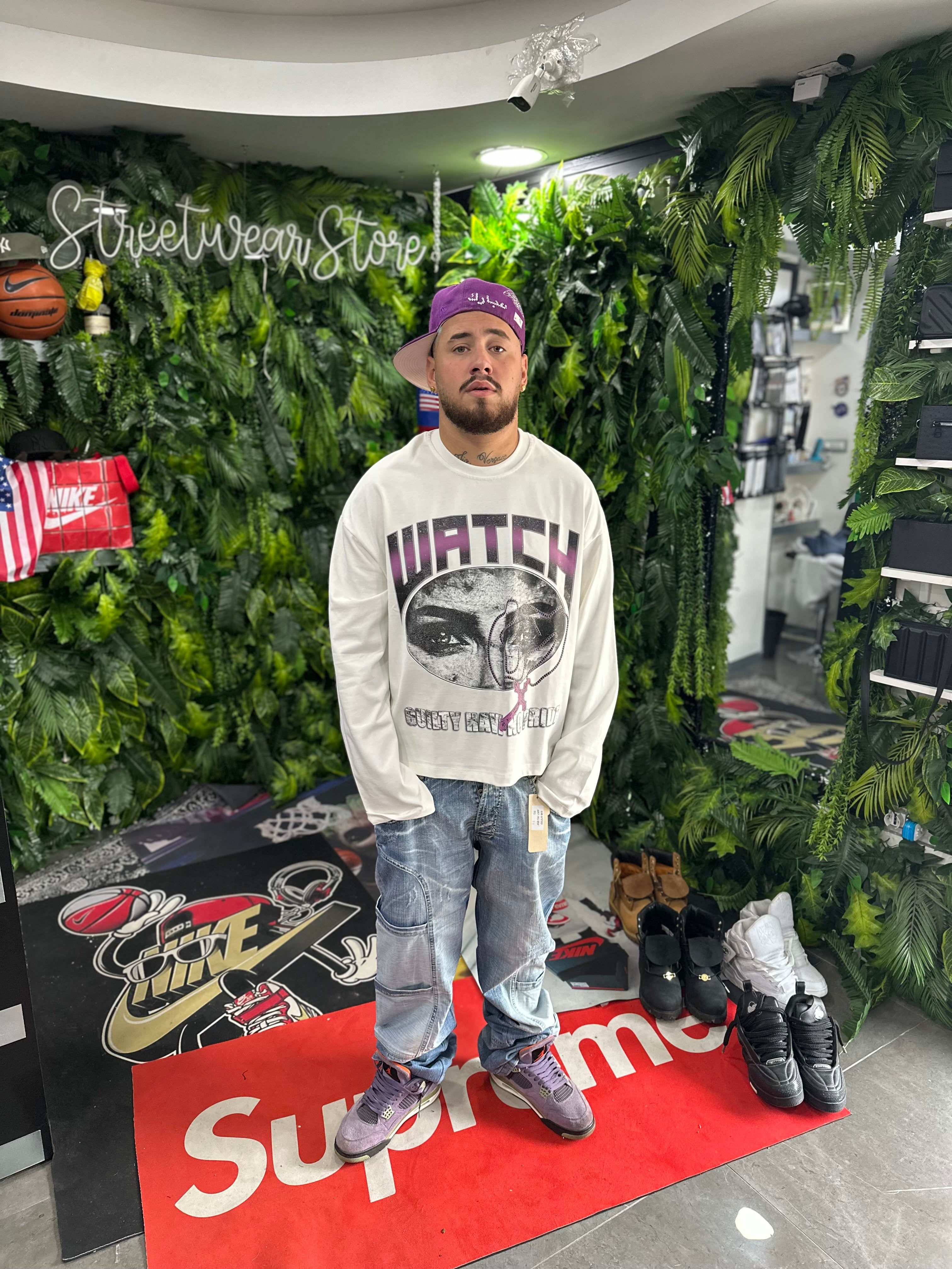 Shirt Longsleeve Watch White BUNKER