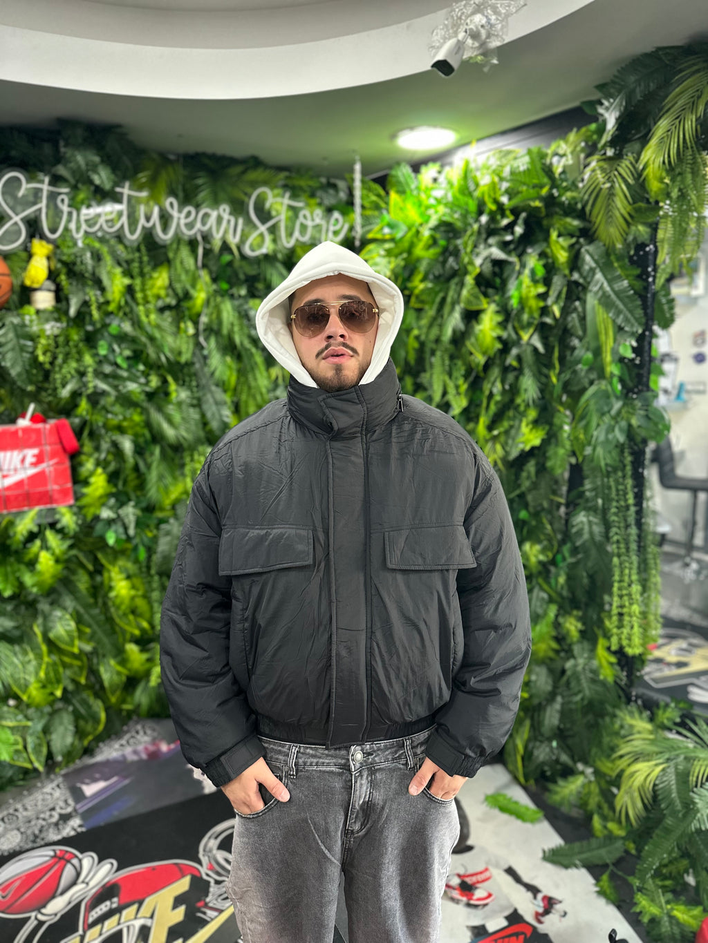 Bomber Crop Black MultiTask