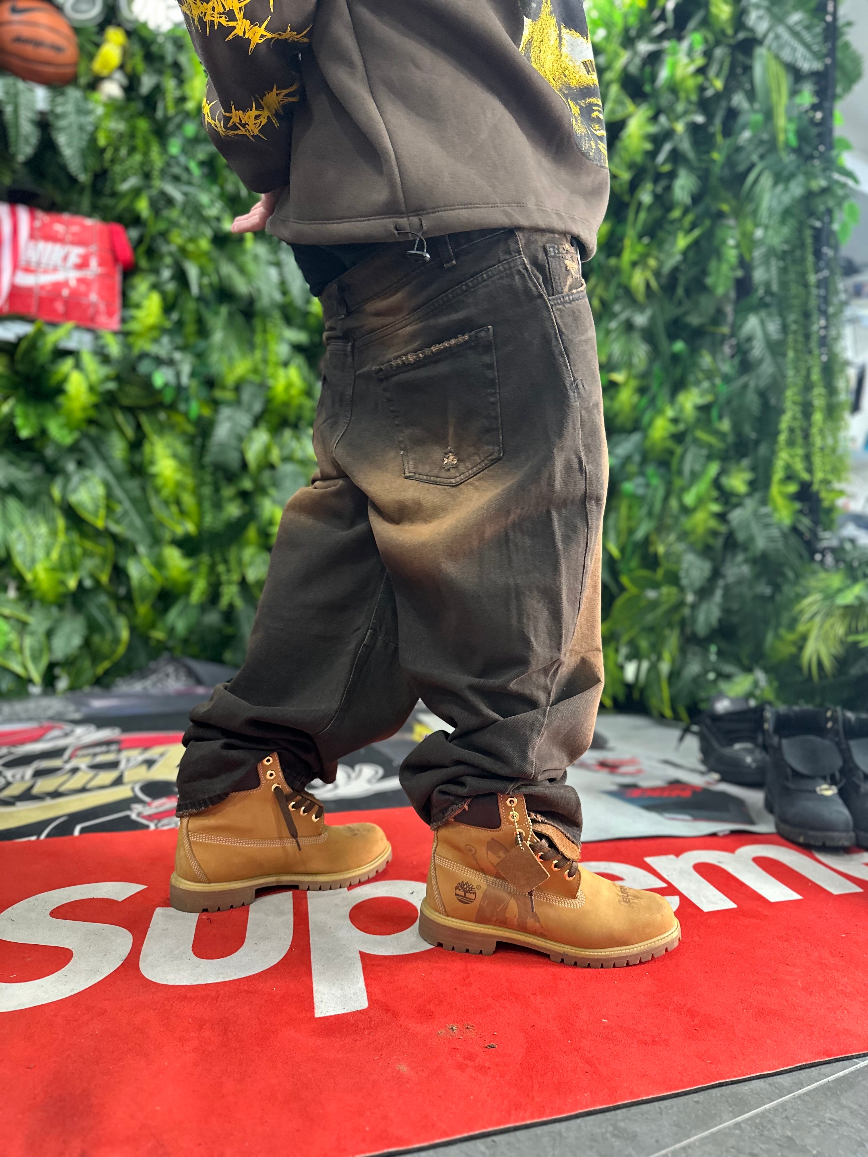 Denim Baggy Bandana Brown BUNKER