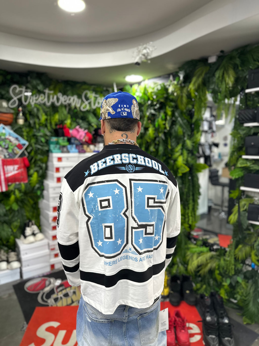 Shirt LongSleeve White Beerschool BUNKER