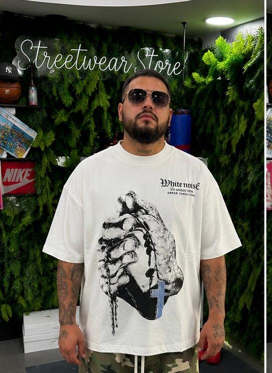 Shirt White Vibes Croce BUNKER