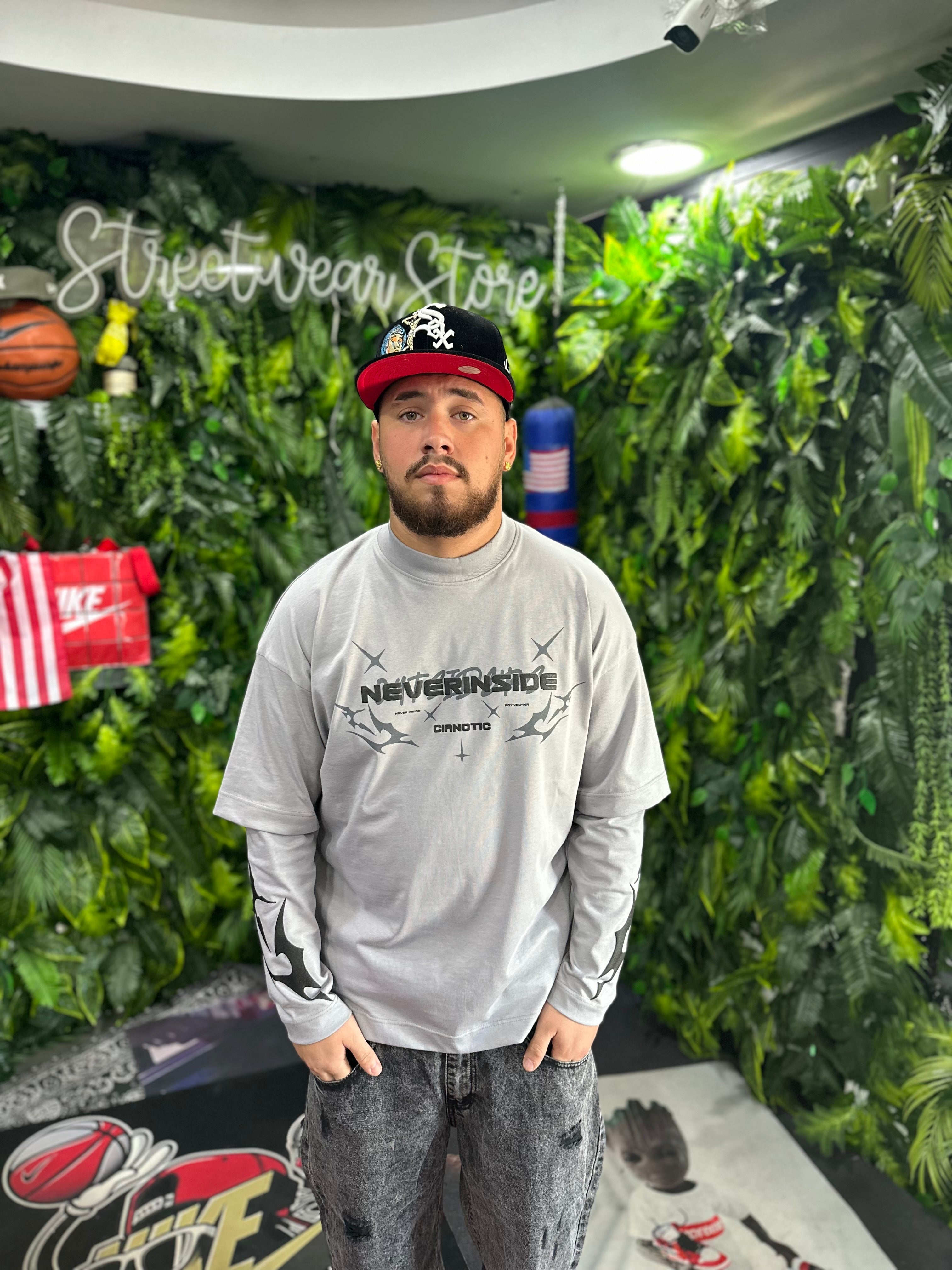 Shirt LongSleeve Neverinside Grey CIANOTIC