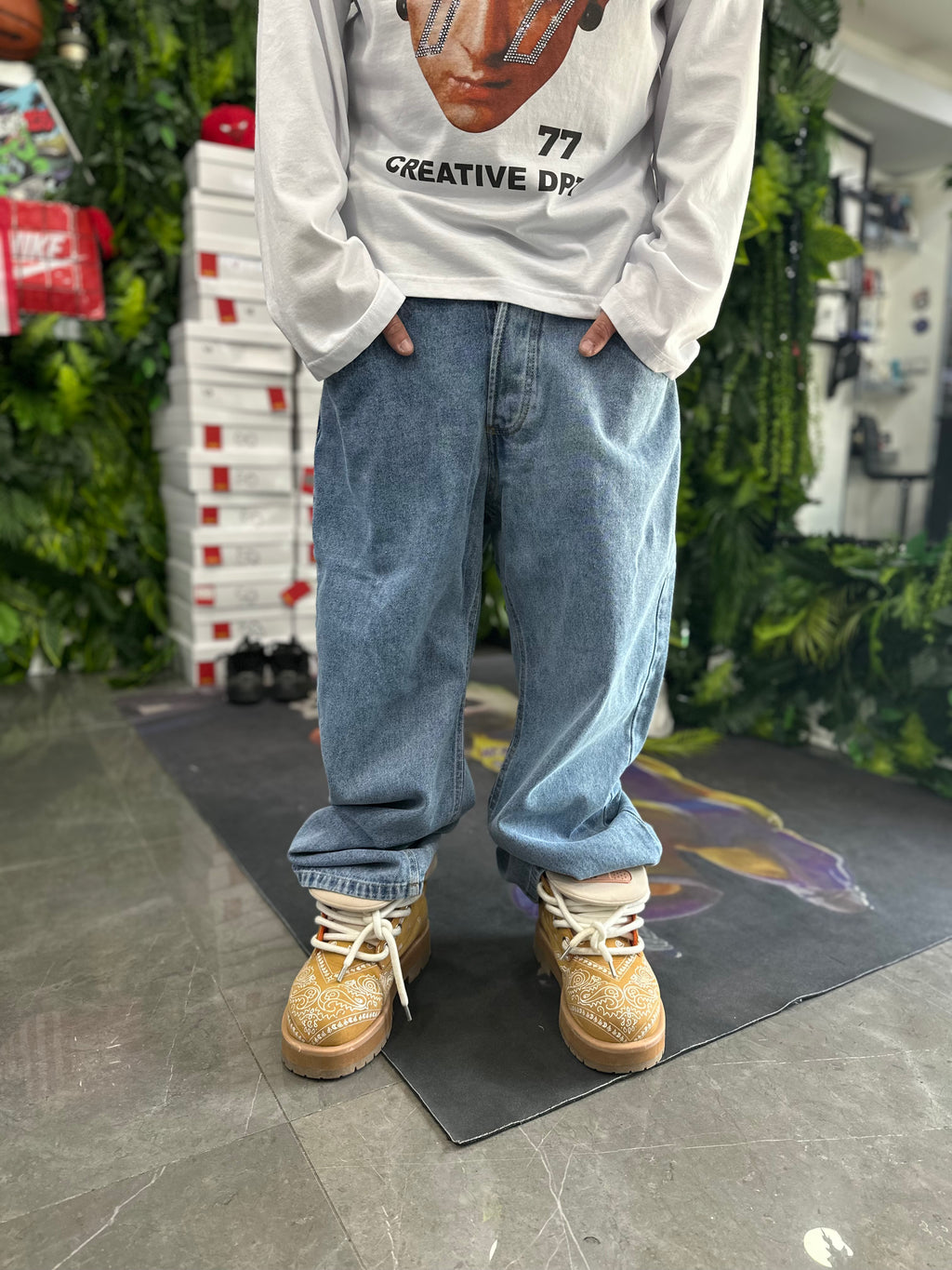 Denim Baggy Wash 77 CREATIVE