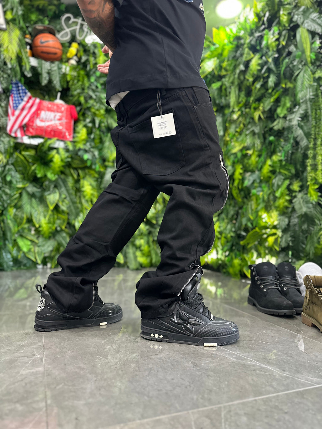 Denim Black Total Zip