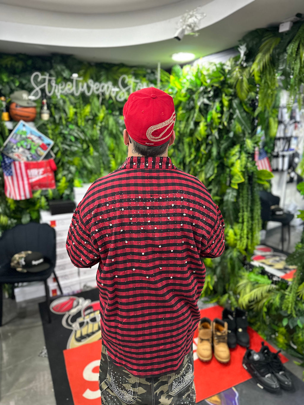 Camicia Crystal Red MNML