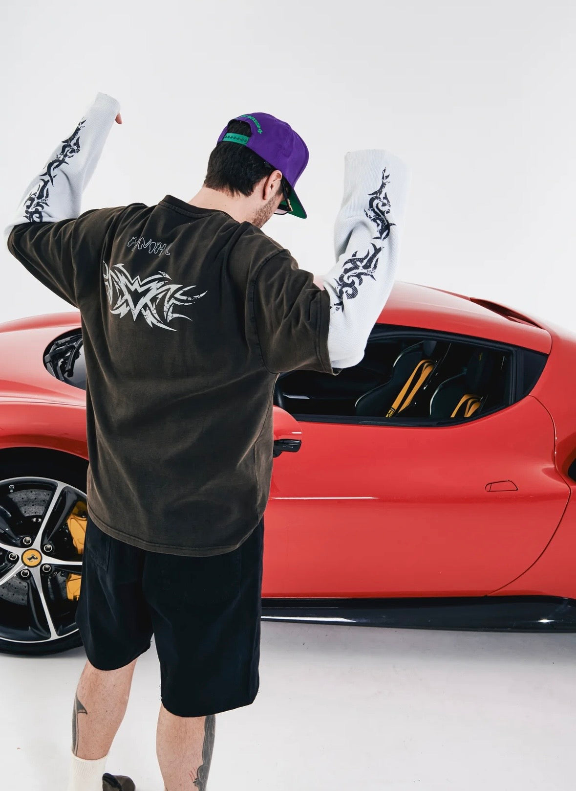 Shirt LongSleeve Tribal Black MNML