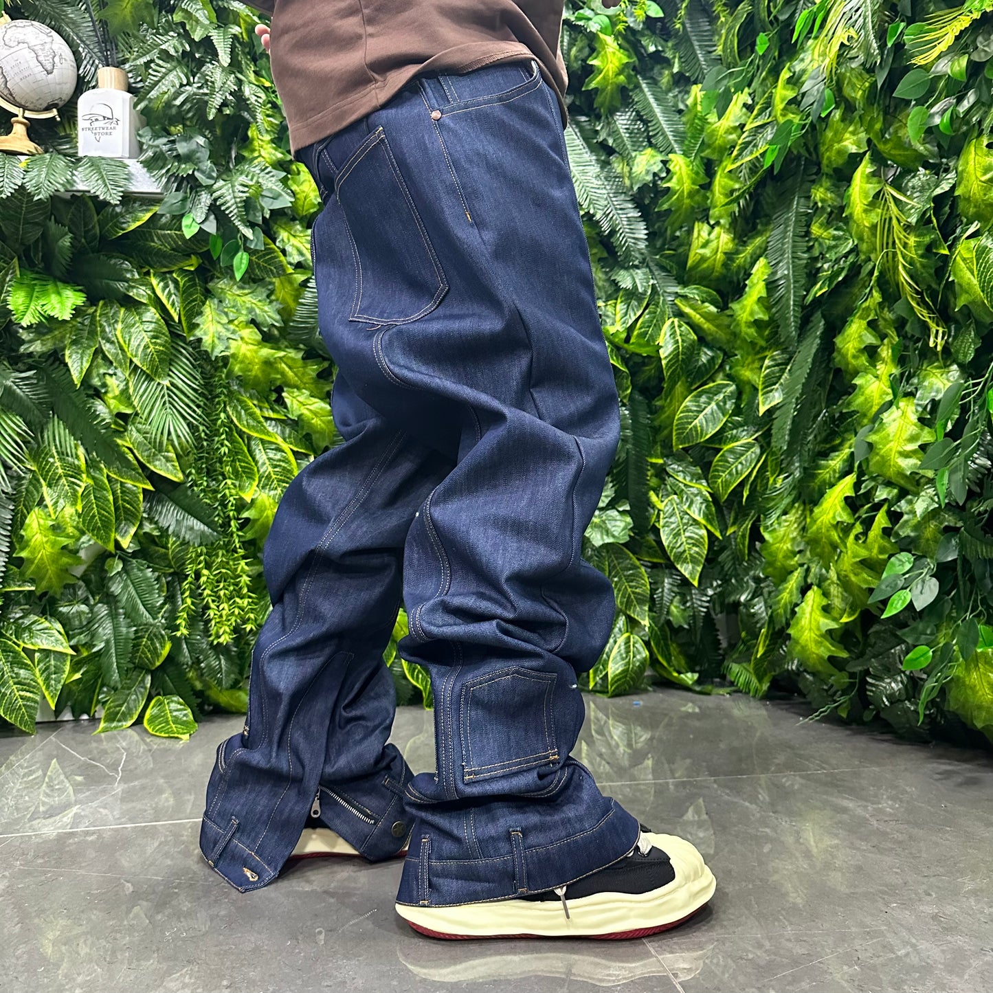 Denim Future Blue Zip+Taschino LIVERCROSSES