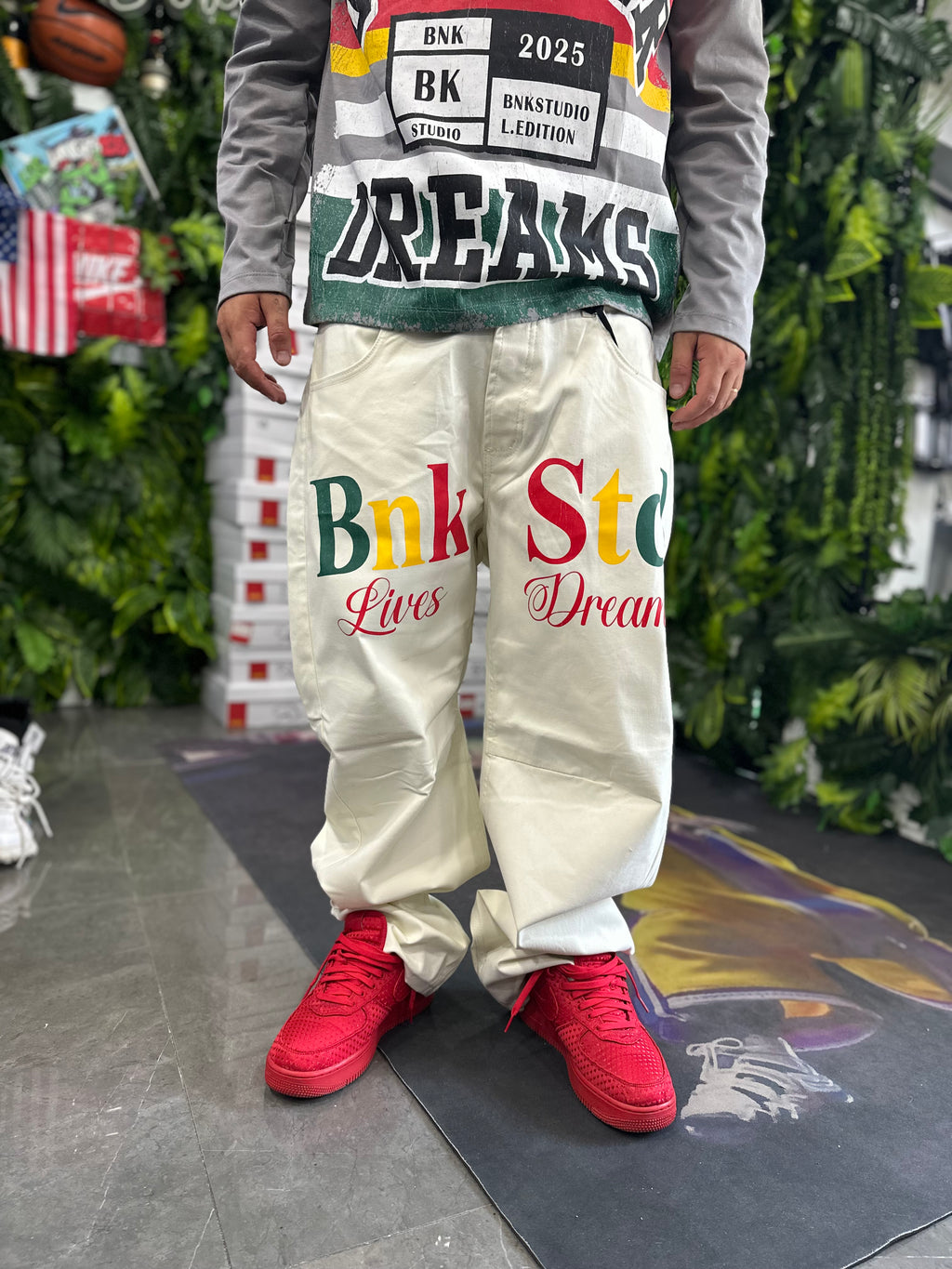 Pantalone Baggy White LiveDreams BUNKER
