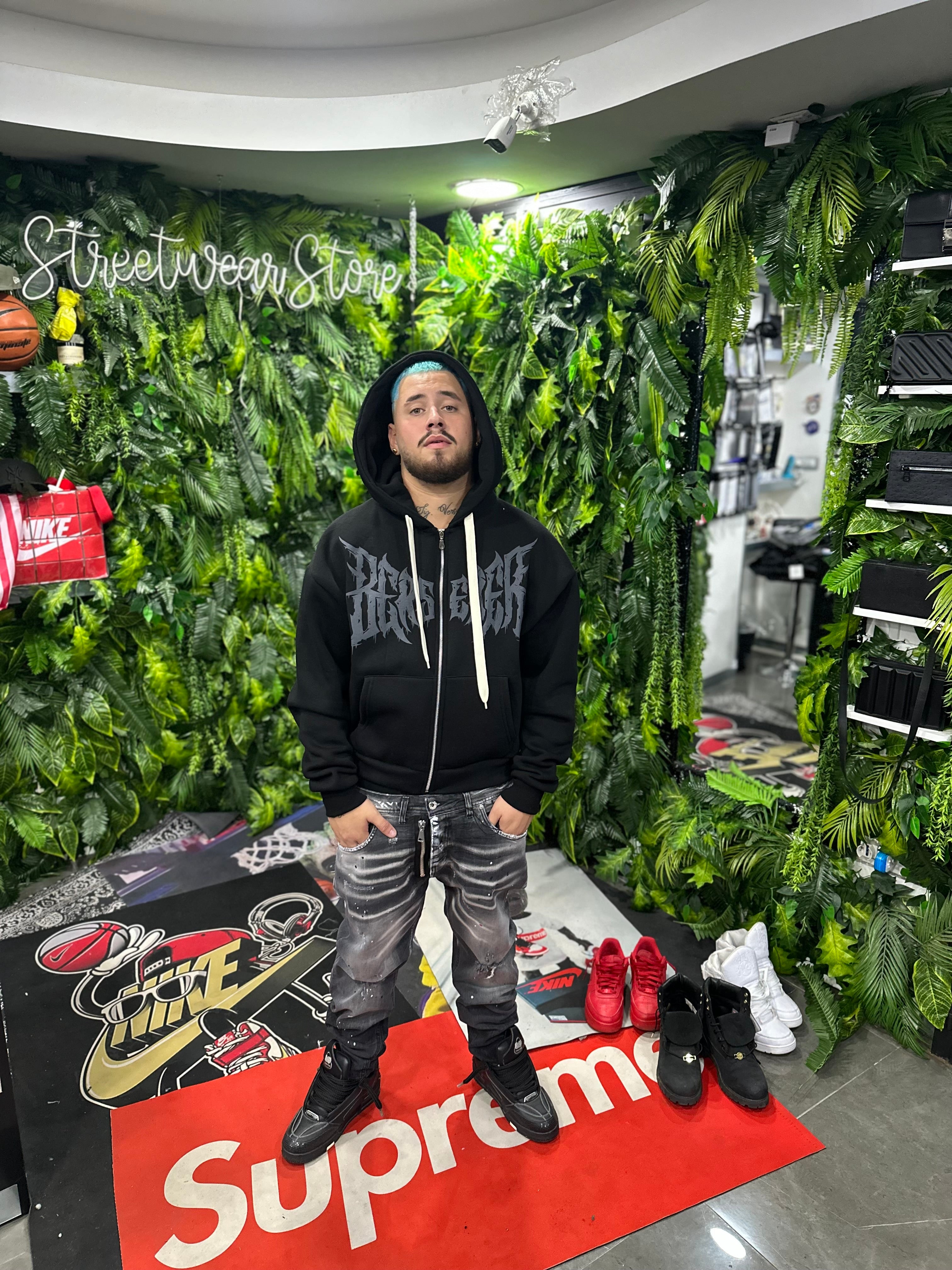 Felpa Chicano Black Zip