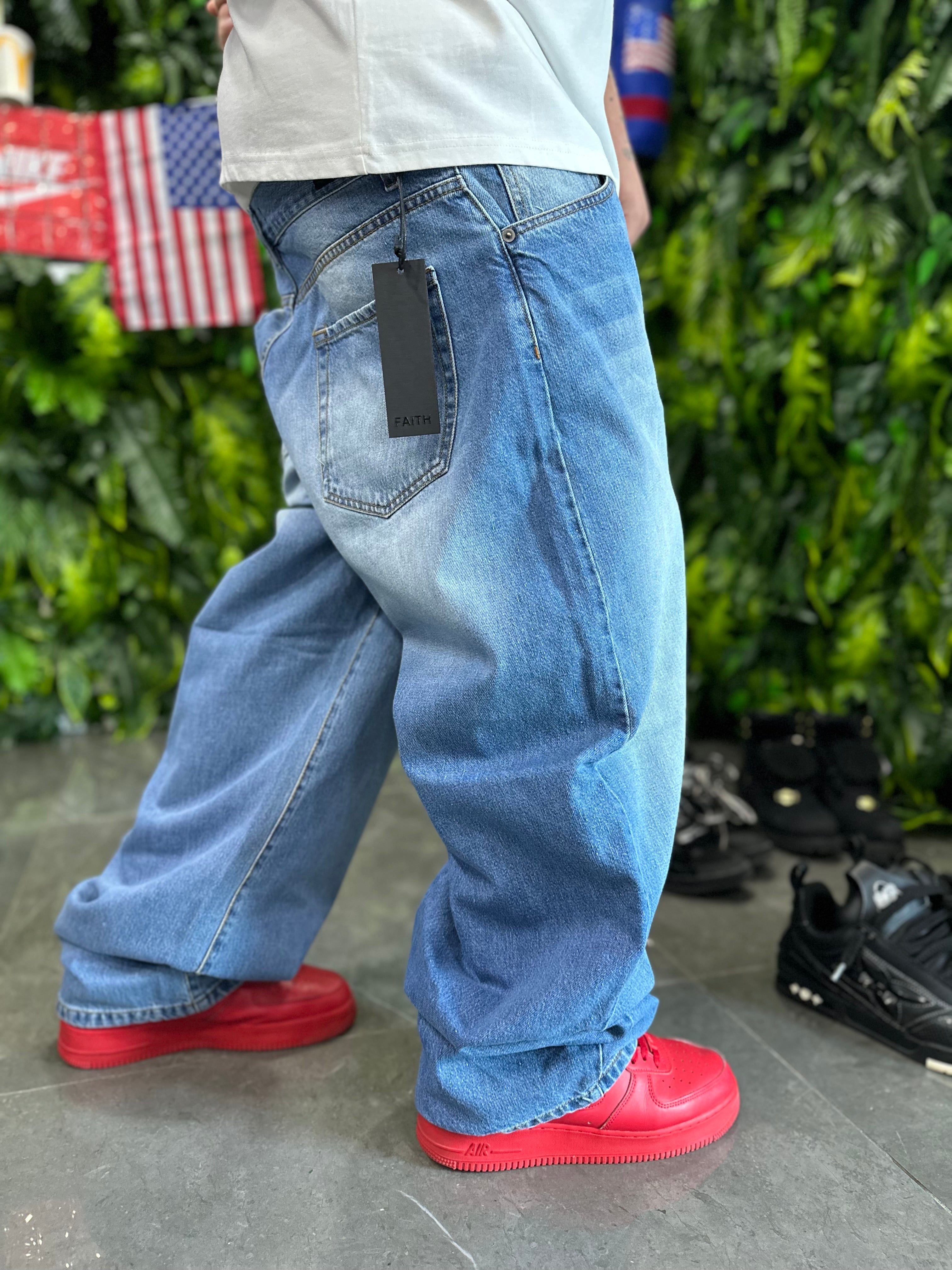 Denim Blue Ballonn FAITH