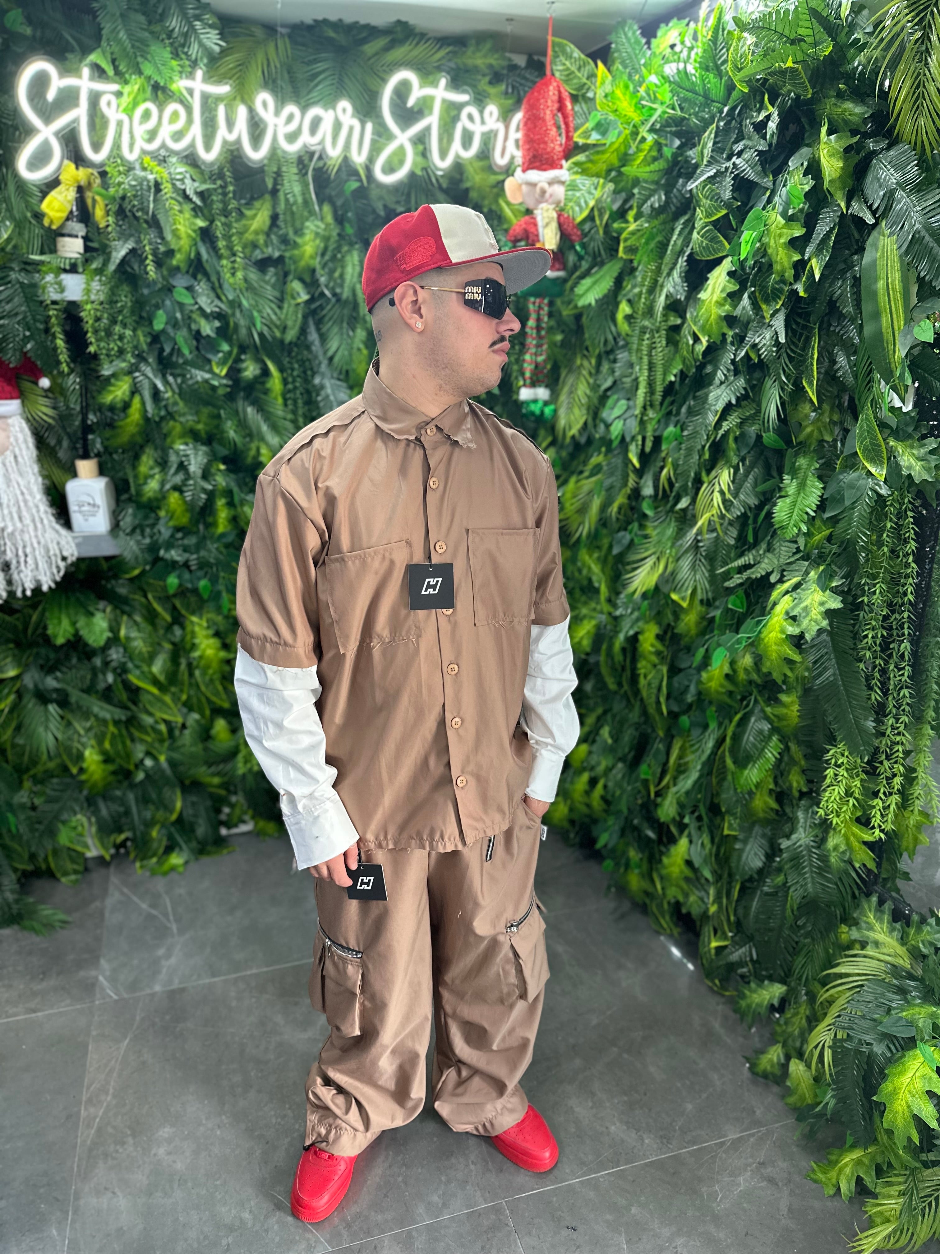 CoordSet Beige Nylon KENY HYDO