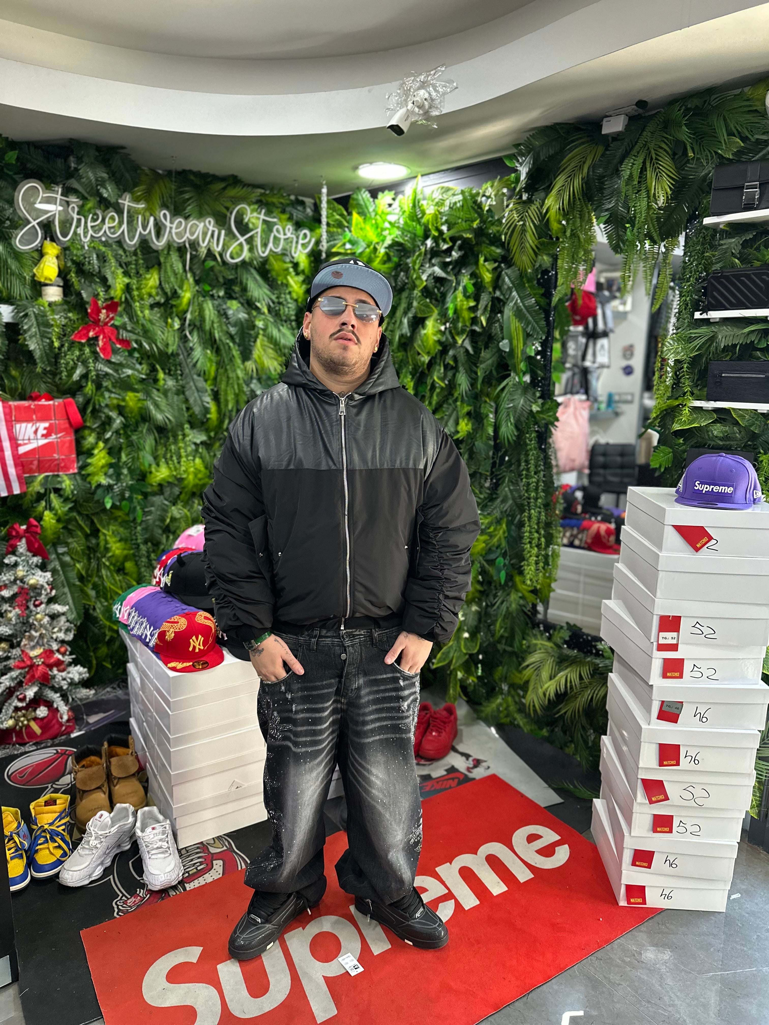 Bomber Crop Black BUNKER