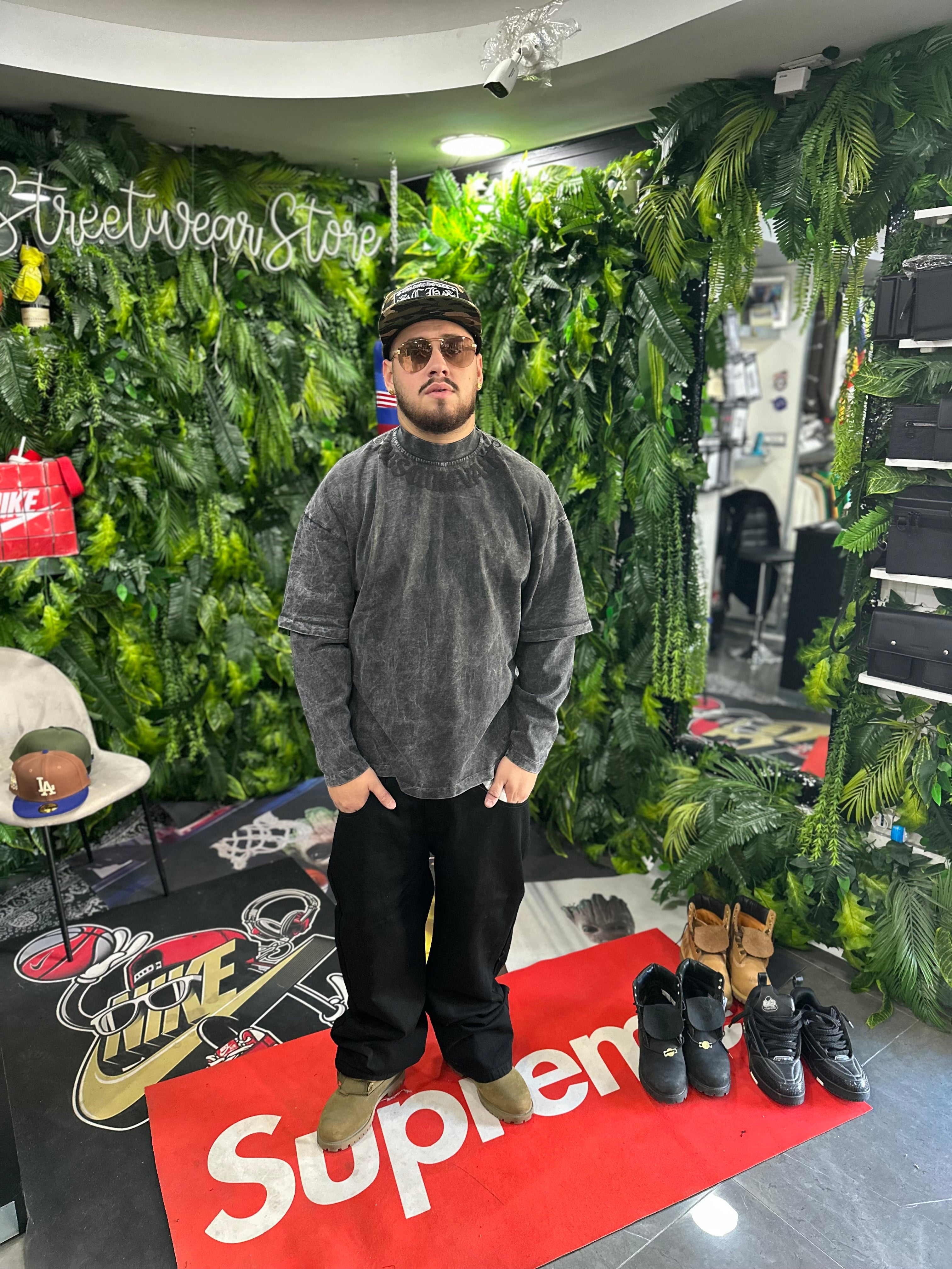 Shirt LongSleeve Gotic Grey BUNKER