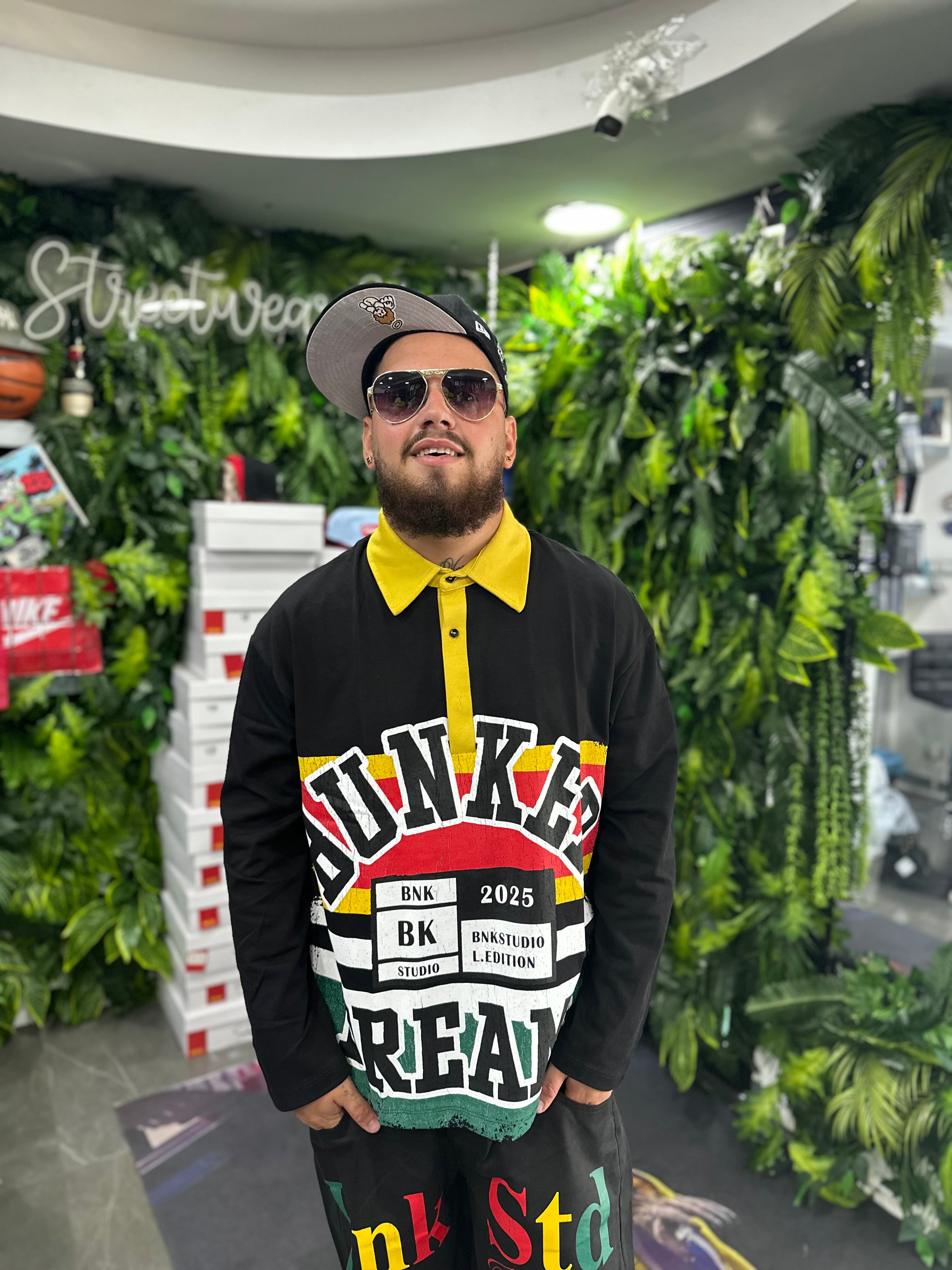 Shirt Polo LongSleeve Black Dreams BUNKER