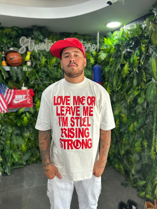 Shirt White Love Me