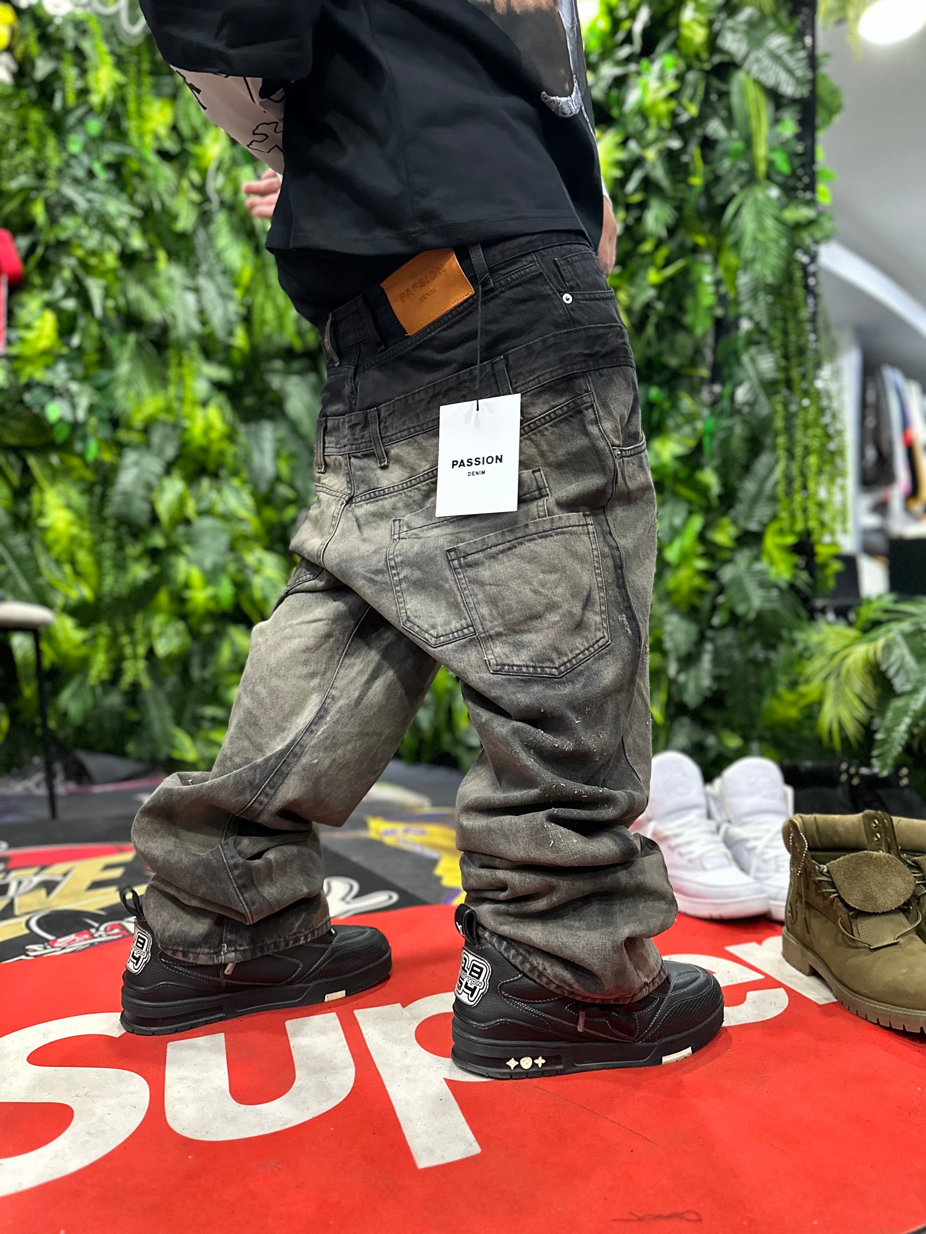 Denim Double Bustier PASSION