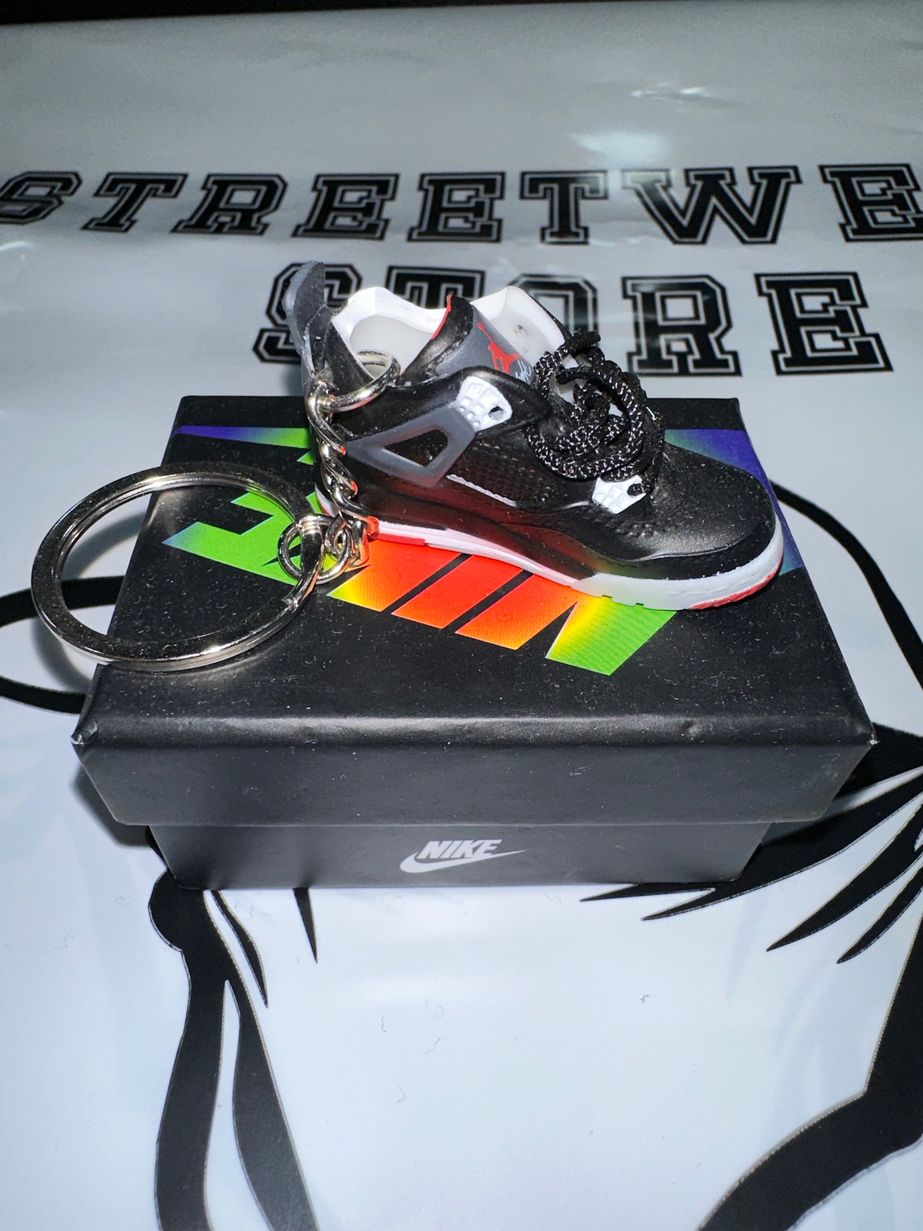 PORTACHIAVE Air Jordan 4 Retro Bred