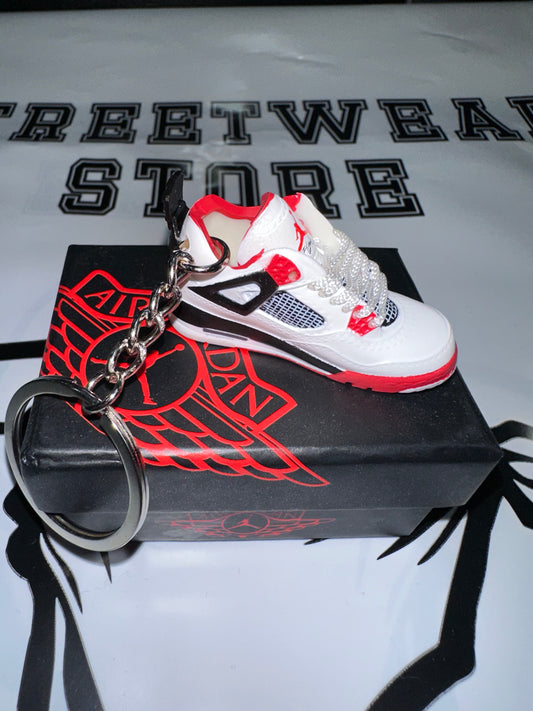 PORTACHIAVE  Air Jordan 4 Retro Fire Red